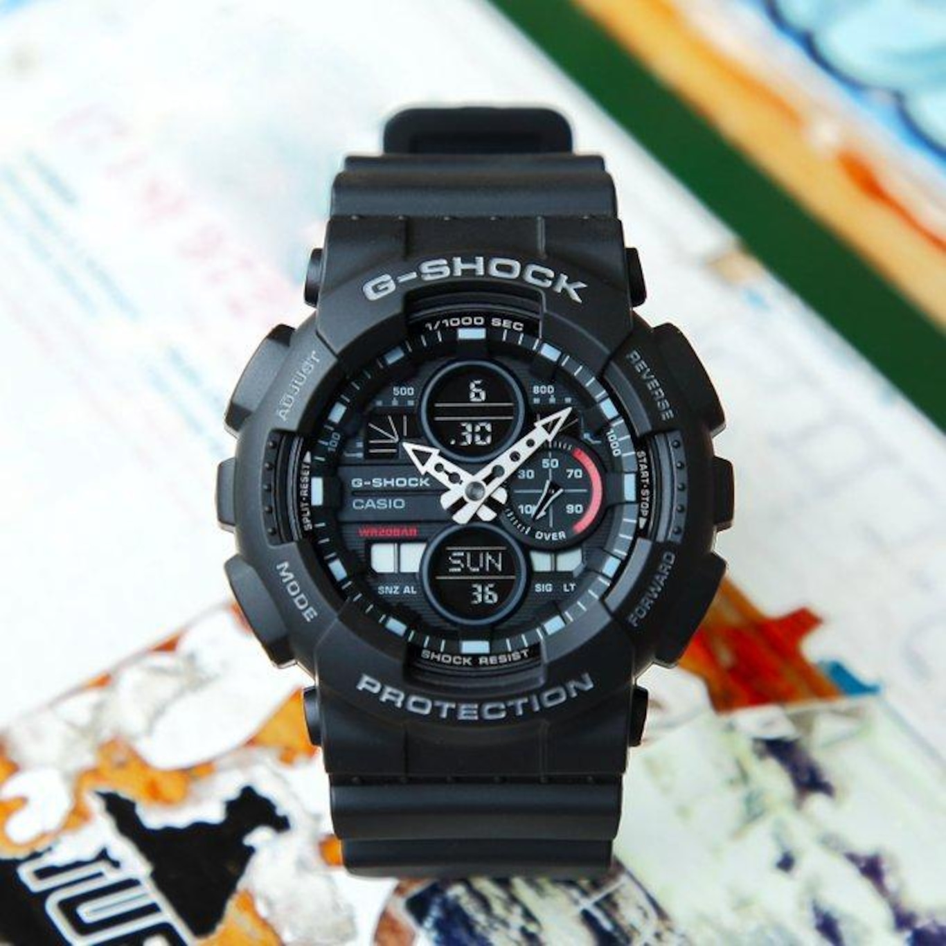 Relógio Casio G-Shock GA-140-1A1DR - Masculino - Foto 2