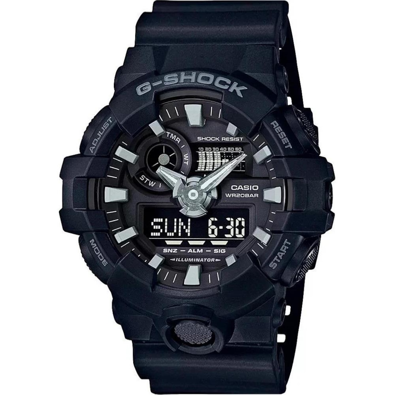 Relógio Casio G-Shock GA-700-1BDR - Masculino - Foto 1