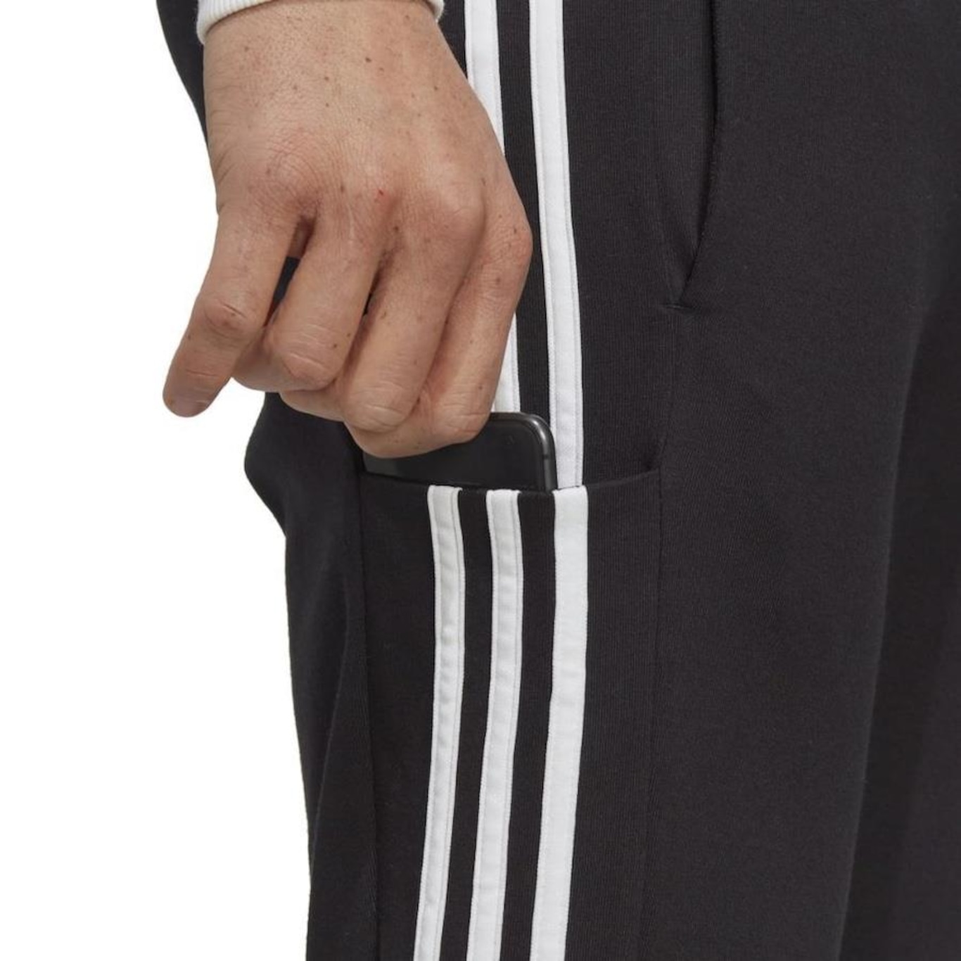 Calça adidas Essentials 3-Stripes - Masculina - Foto 5