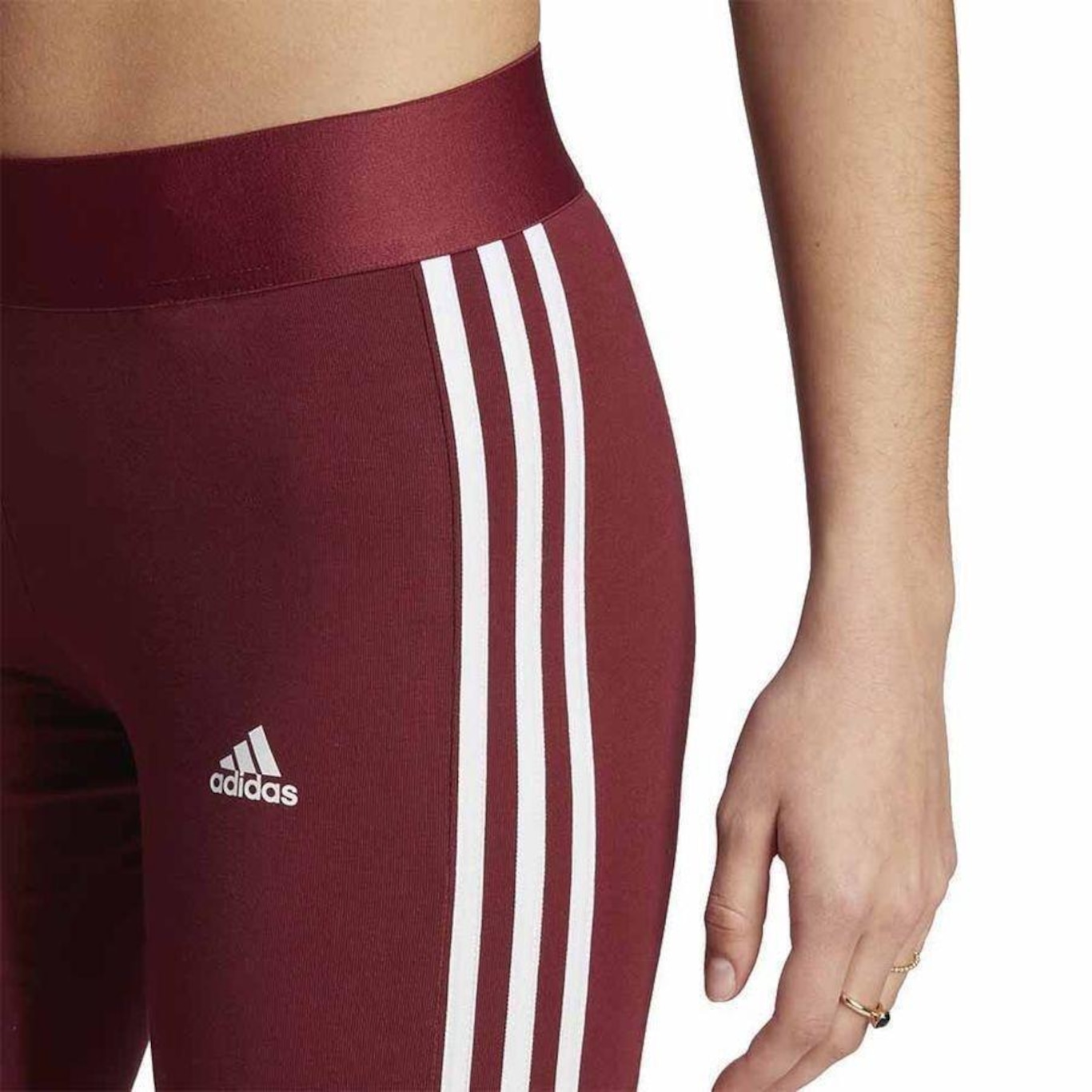 Calça adidas Legging 3 Stripes - Feminina - Foto 4