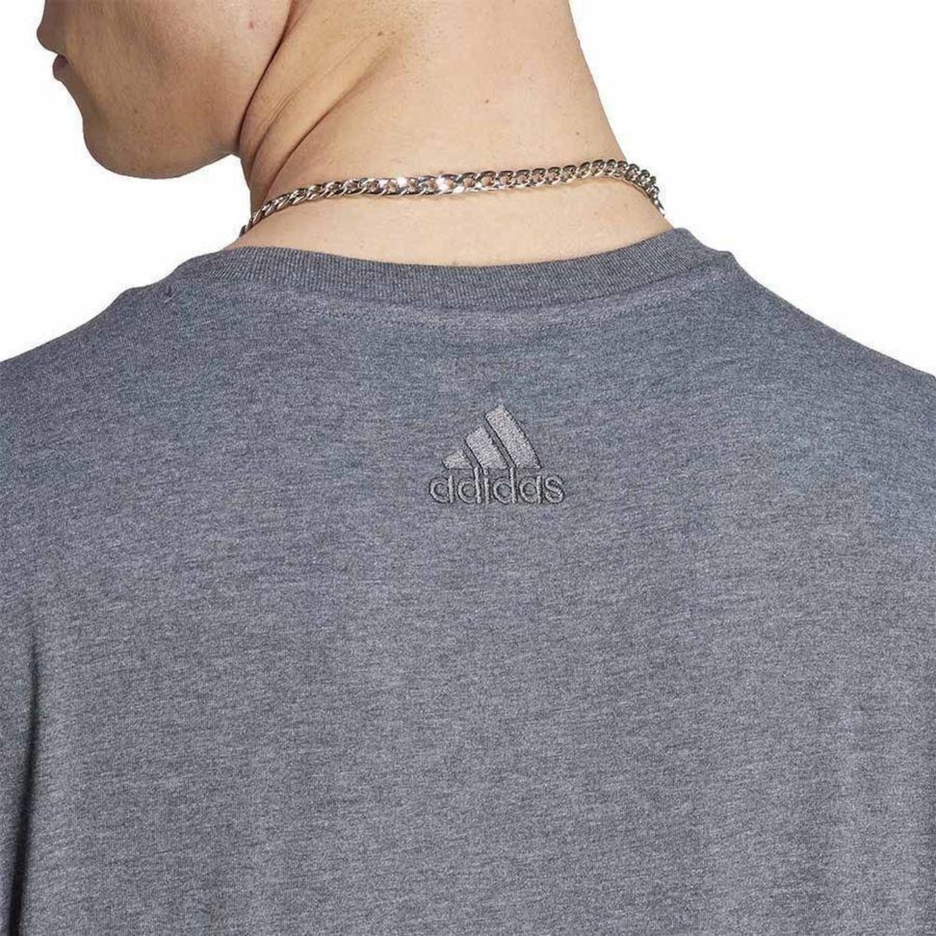 Camiseta Masculina adidas Manga Curta Big Logo - Foto 5