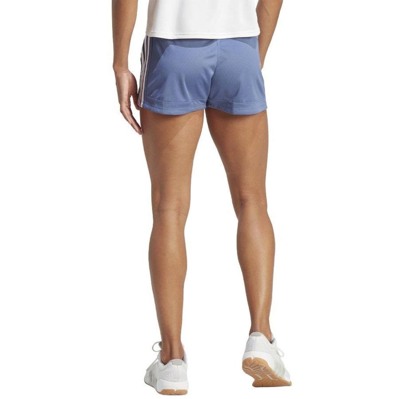 Shorts adidas Pacer 3S - Feminino - Foto 2