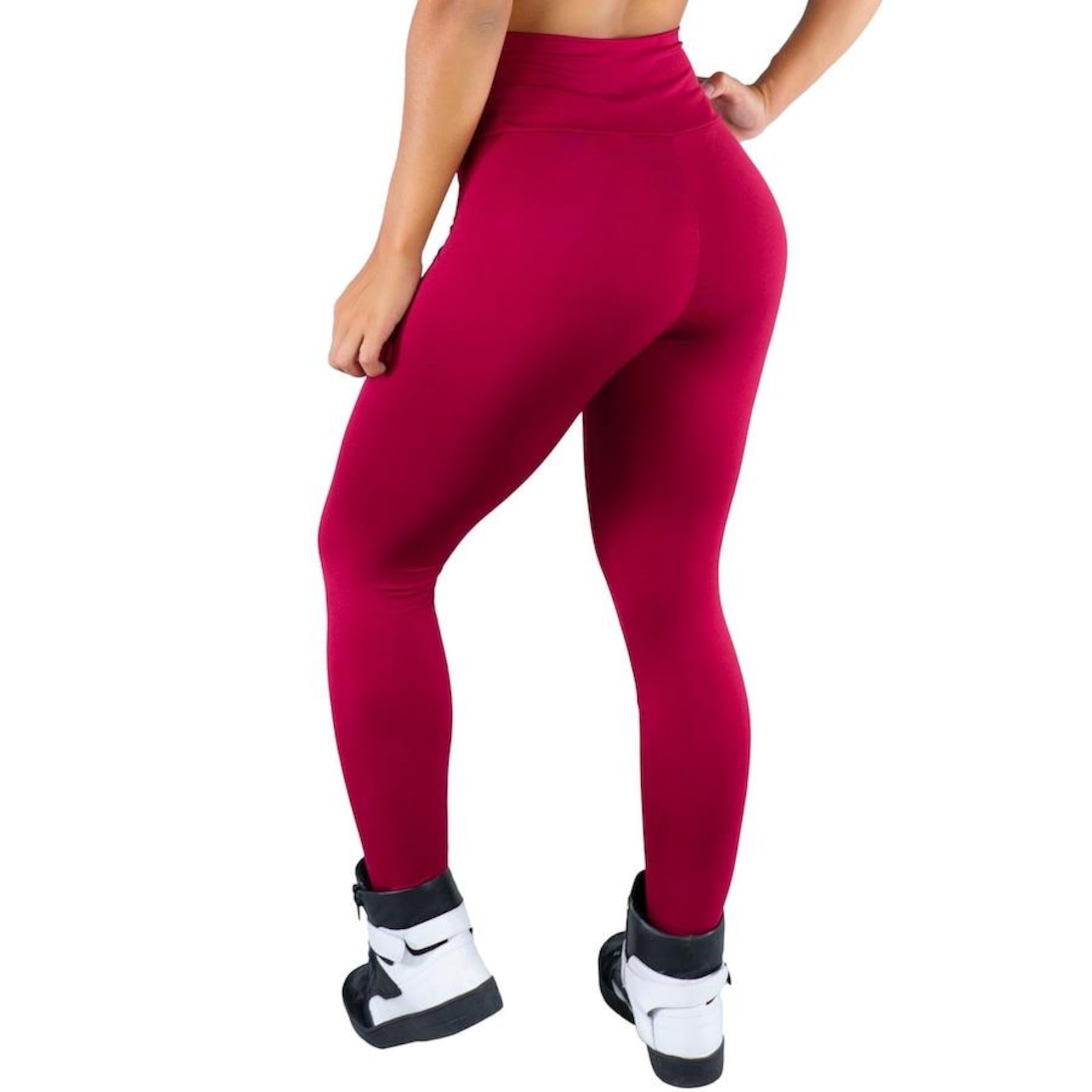 Calça Legging Cintura Alta Mvb Modas Suplex Fitness - Feminina - Foto 2