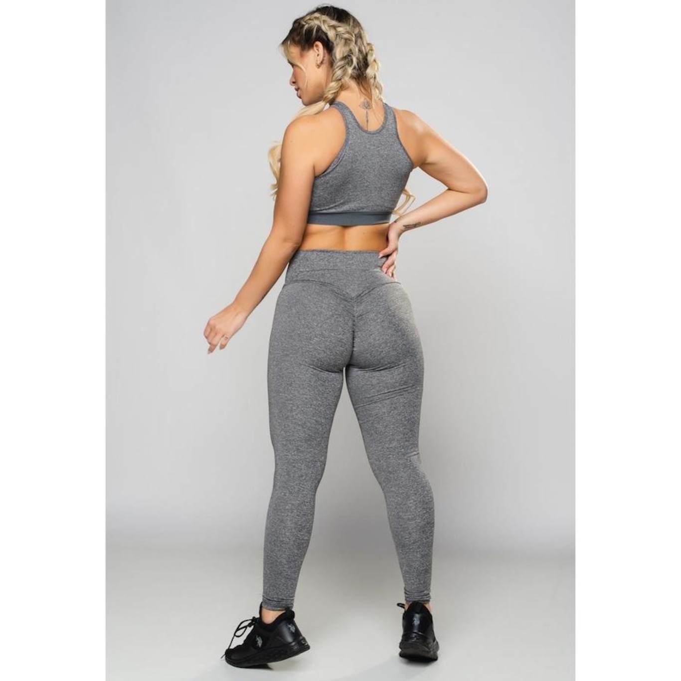 Calça Legging Cintura Alta Mvb Modas Empina Bumbum - Feminina - Foto 5