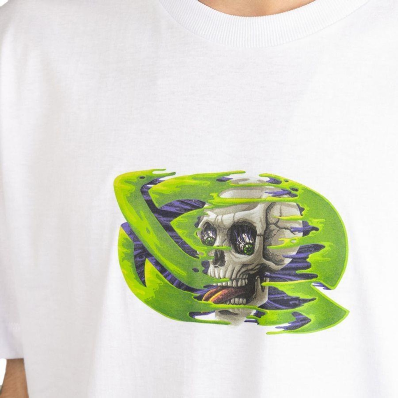 Camiseta Lost Saturn Skull - Masculina - Foto 2