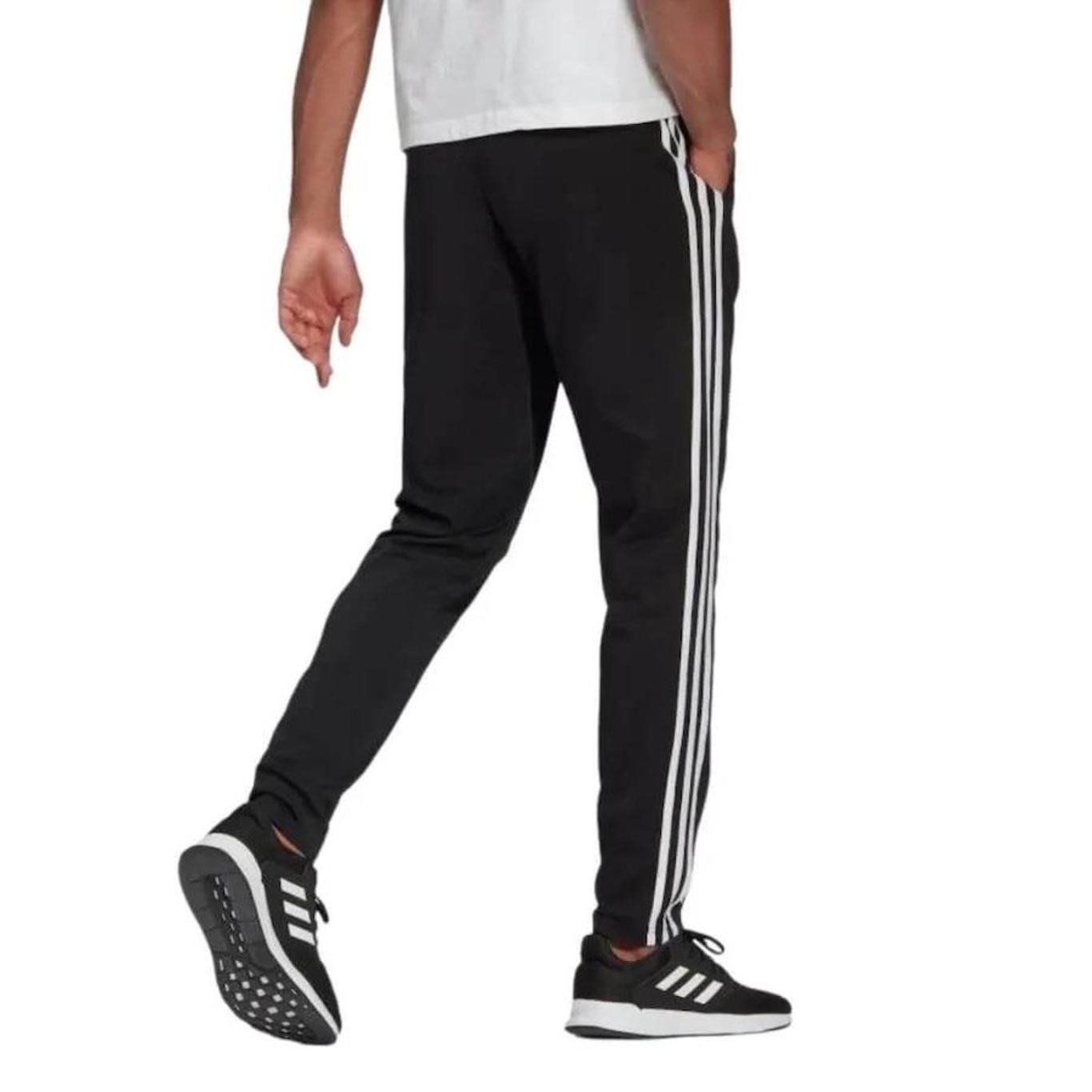 Calça adidas Essential 3 Stripes - Masculina - Foto 3