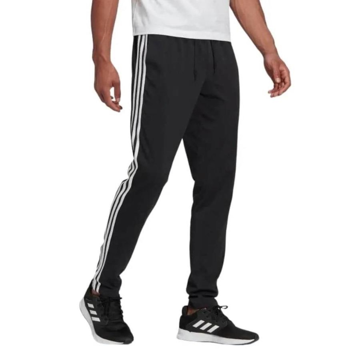 Calça adidas Essential 3 Stripes - Masculina - Foto 4