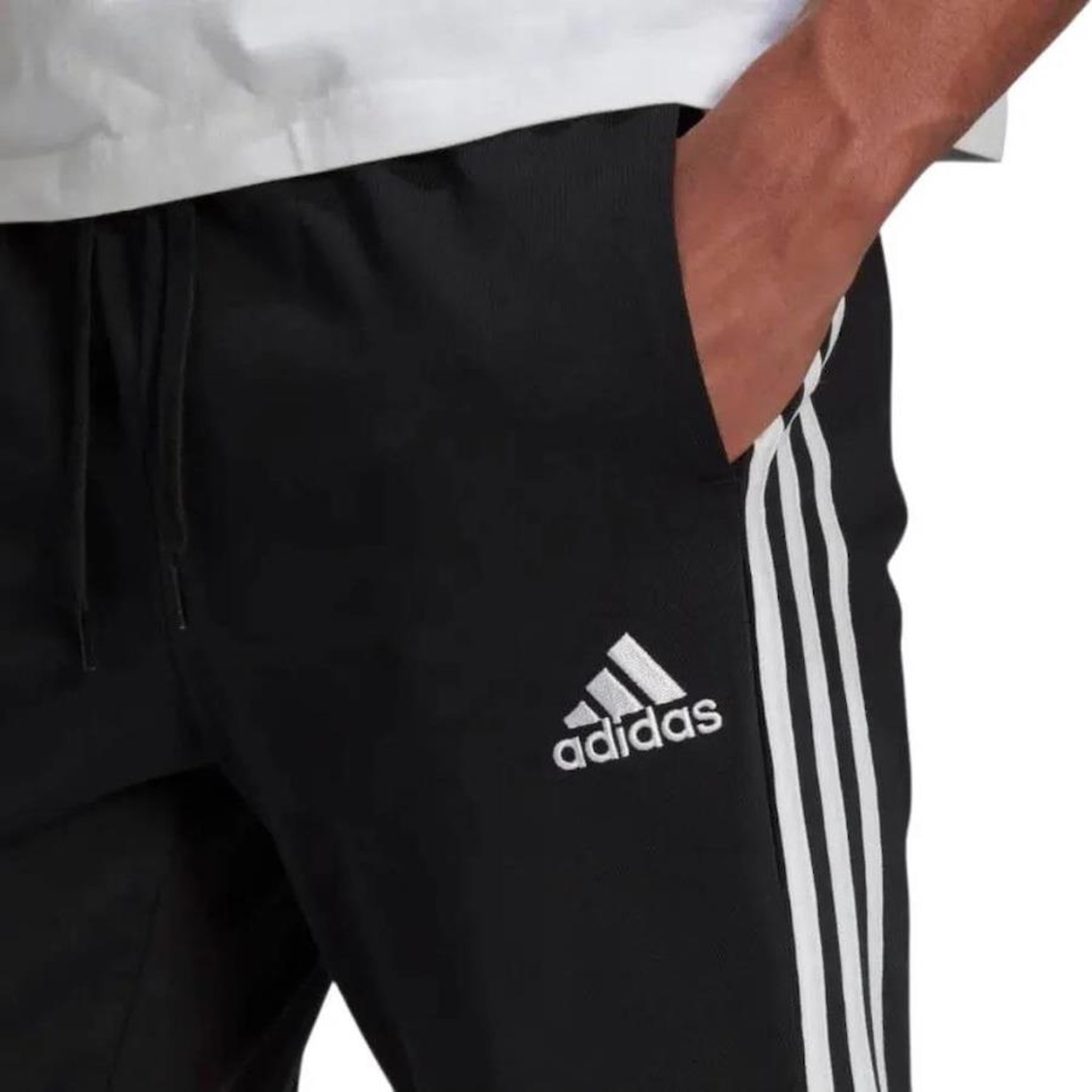 Calça adidas Essential 3 Stripes - Masculina - Foto 5