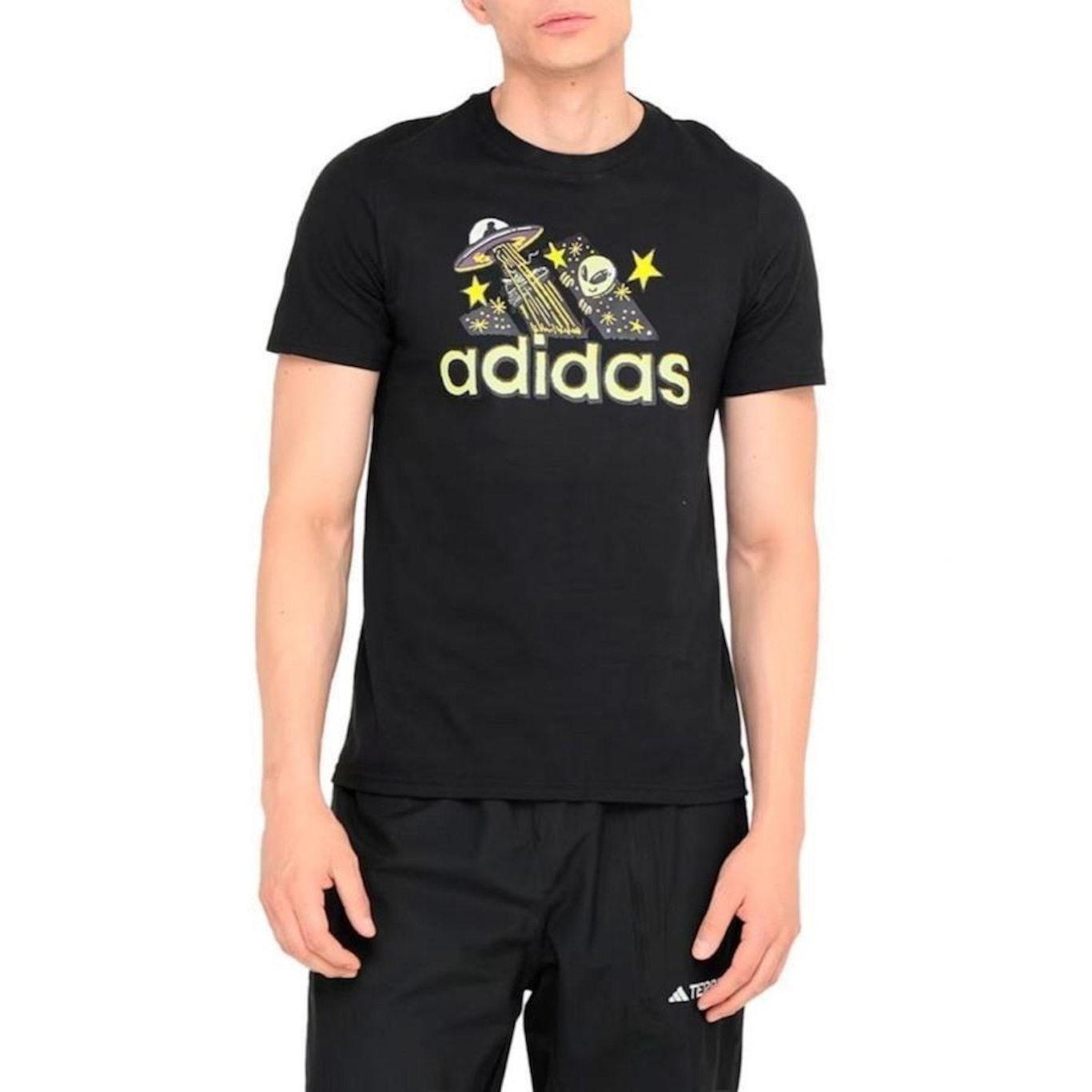 Camiseta adidas Doodle - Masculina - Foto 3