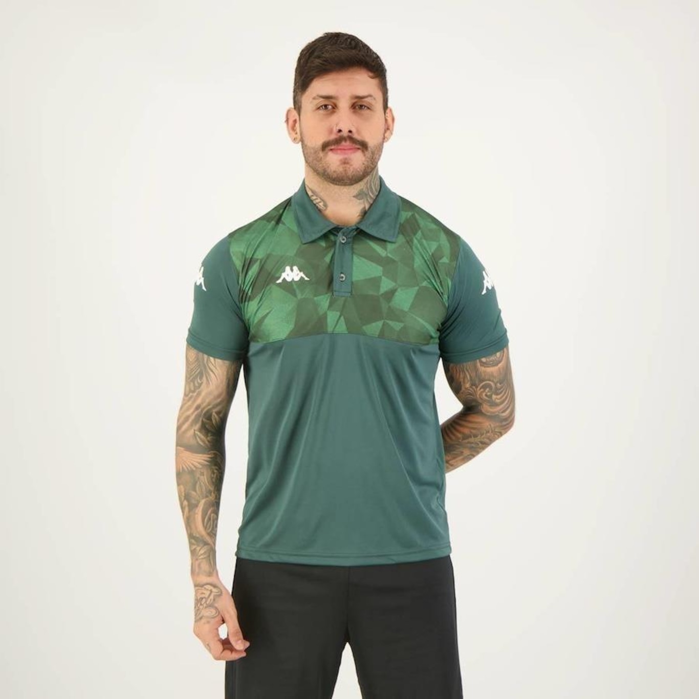 Camisa Polo Kappa Harden - Masculina - Foto 1