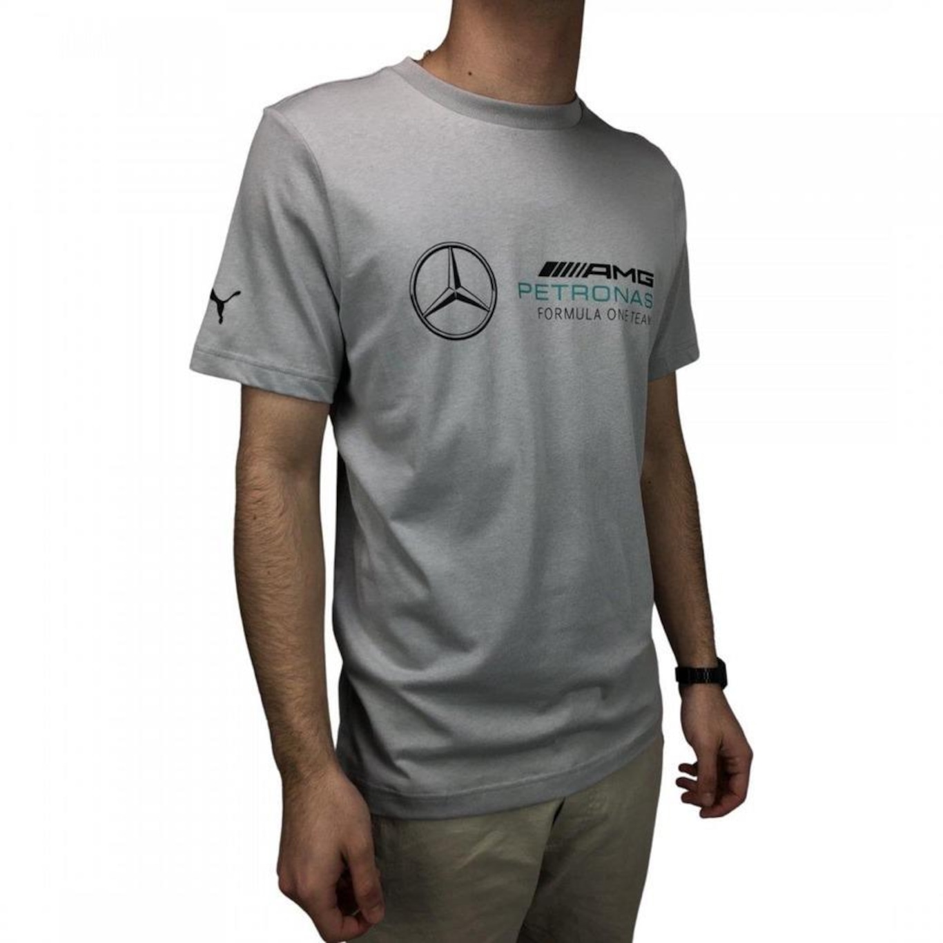 Camiseta Puma Bmw Map F1 Essential Logo - Masculina - Foto 3