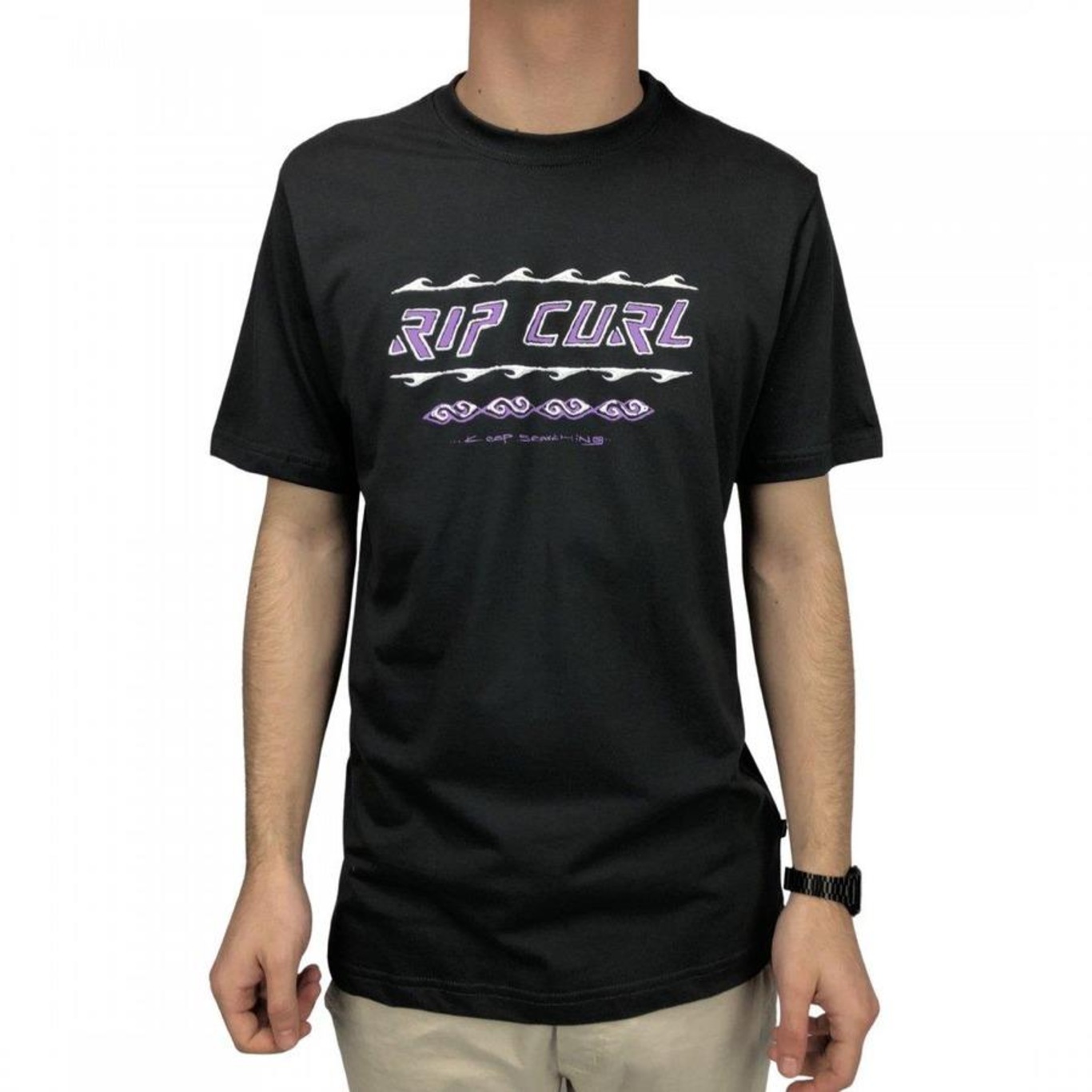 Camiseta Rip Curl New Brand Icon - Masculina - Foto 2