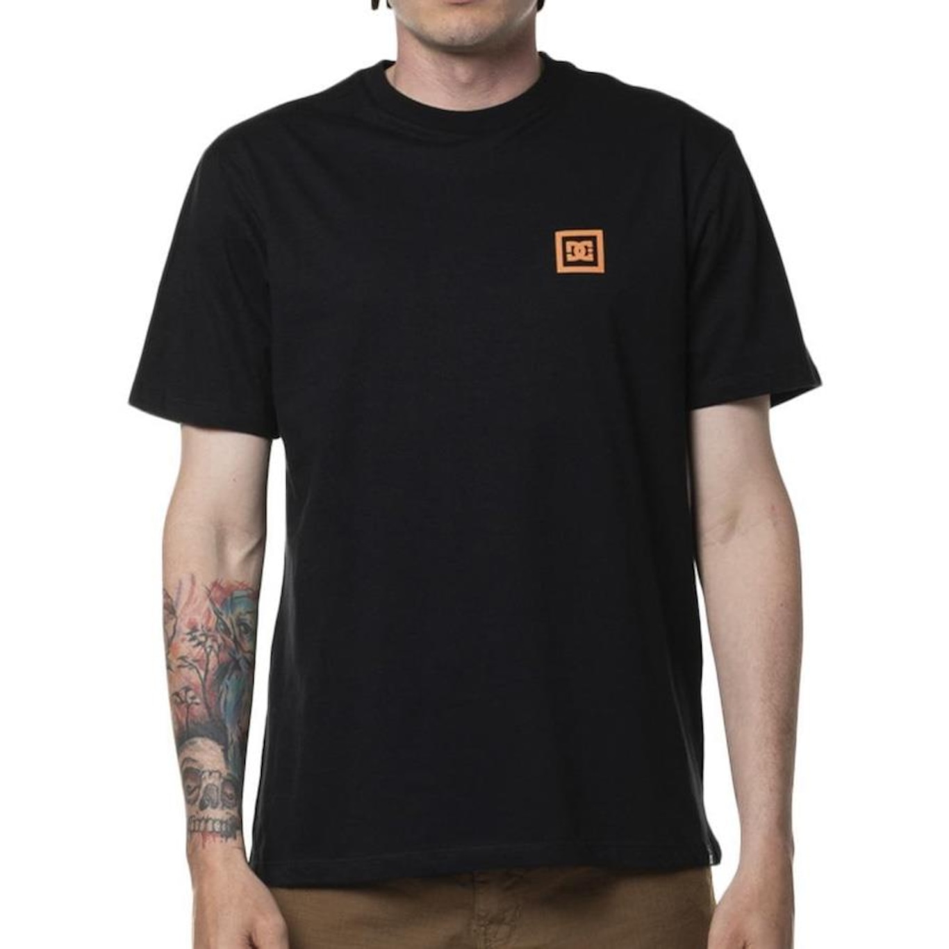 Camiseta Dc Shoes Mini Square Stripe Sm24 - Masculina - Foto 1