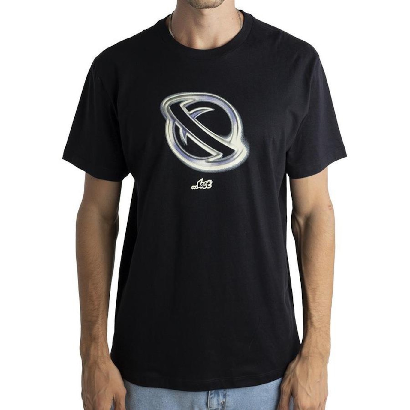 Camiseta Lost Saturn Blur - Masculina - Foto 1