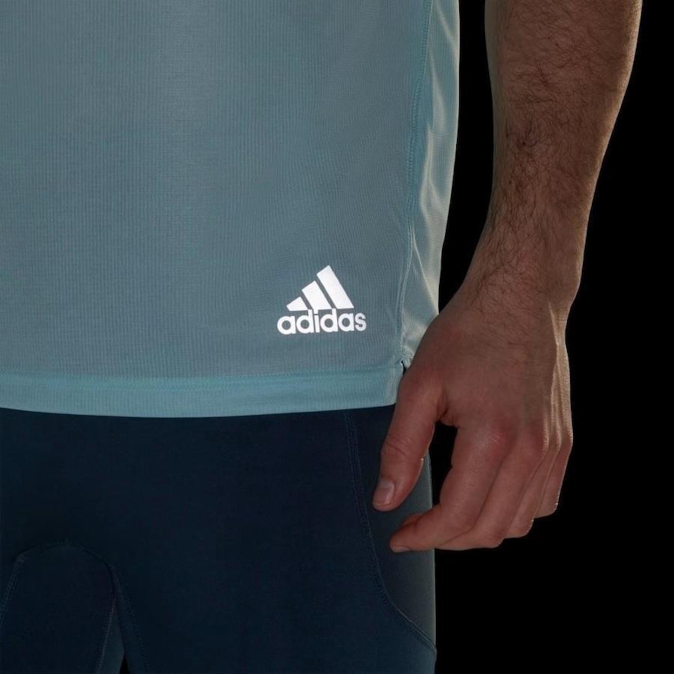 Camiseta adidas Run It - Masculina - Foto 5