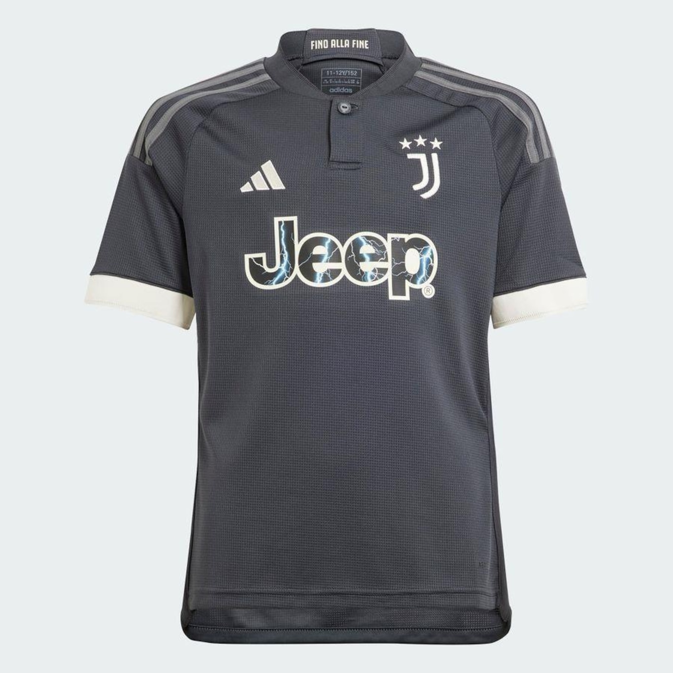 Camisa do Juventus 3 23/24 adidas - Infantil - Foto 2