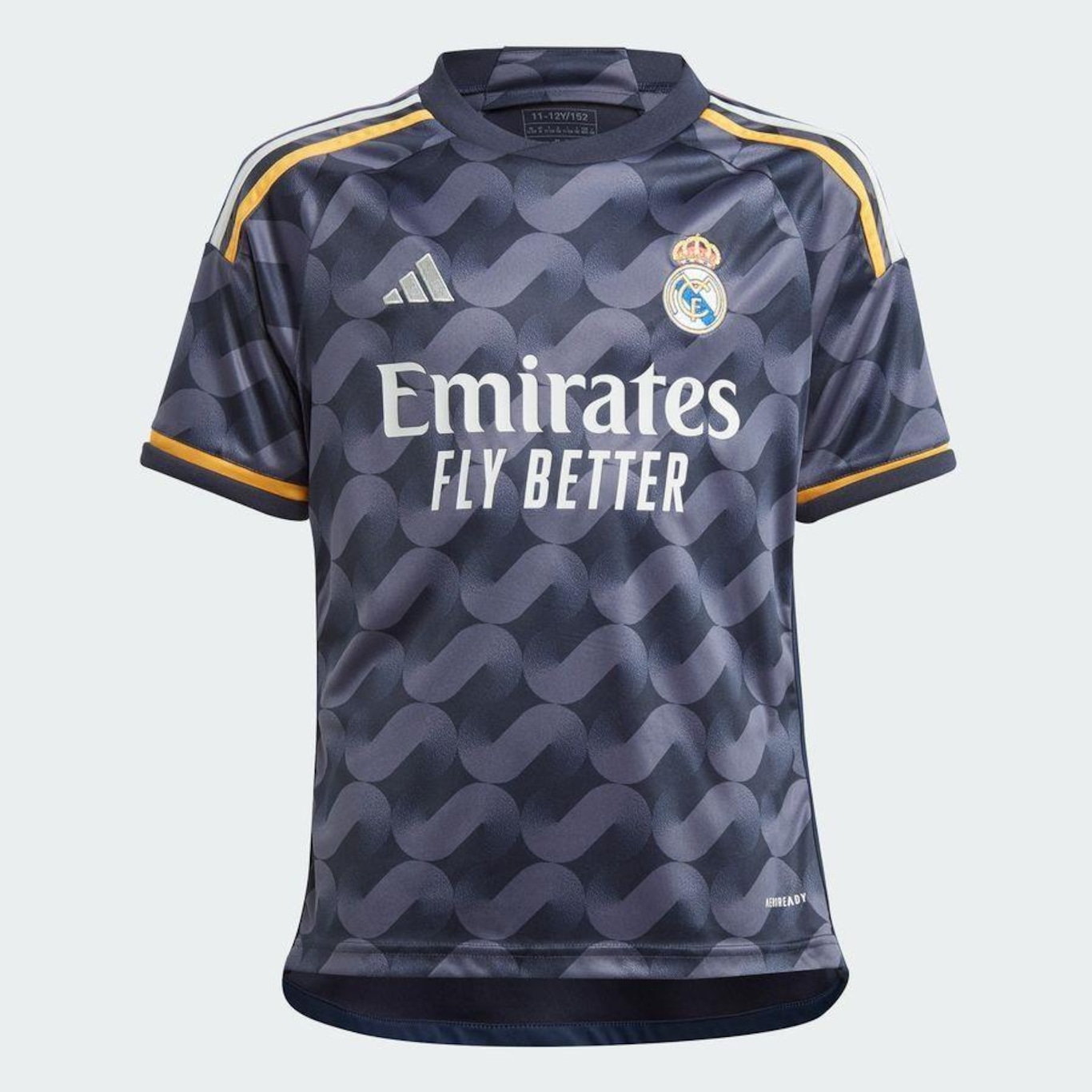 Camisa do Real Madrid 2 23/24 adidas - Infantil - Foto 2