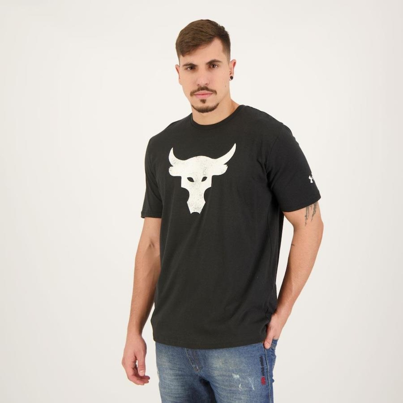 Camiseta Under Armour Project Rock II Brahma Bull - Masculina - Foto 5