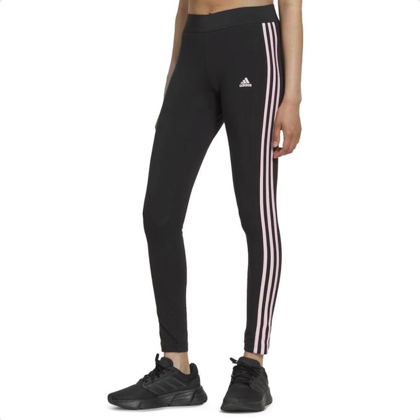 Calça Legging Feminina adidas 3 Listras - Foto 1