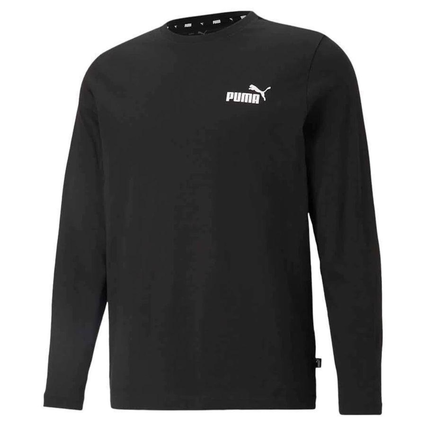 Camiseta Puma Manga Longa Ess Small Logo - Masculina - Foto 1