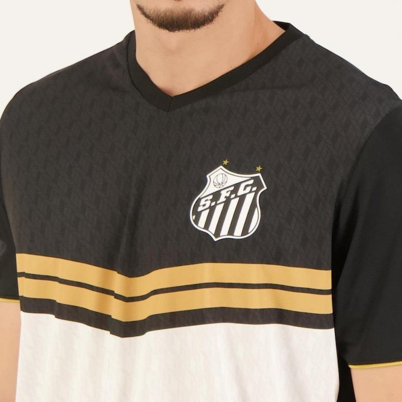 Camiseta do Santos Braziline Study - Masculina - Foto 4