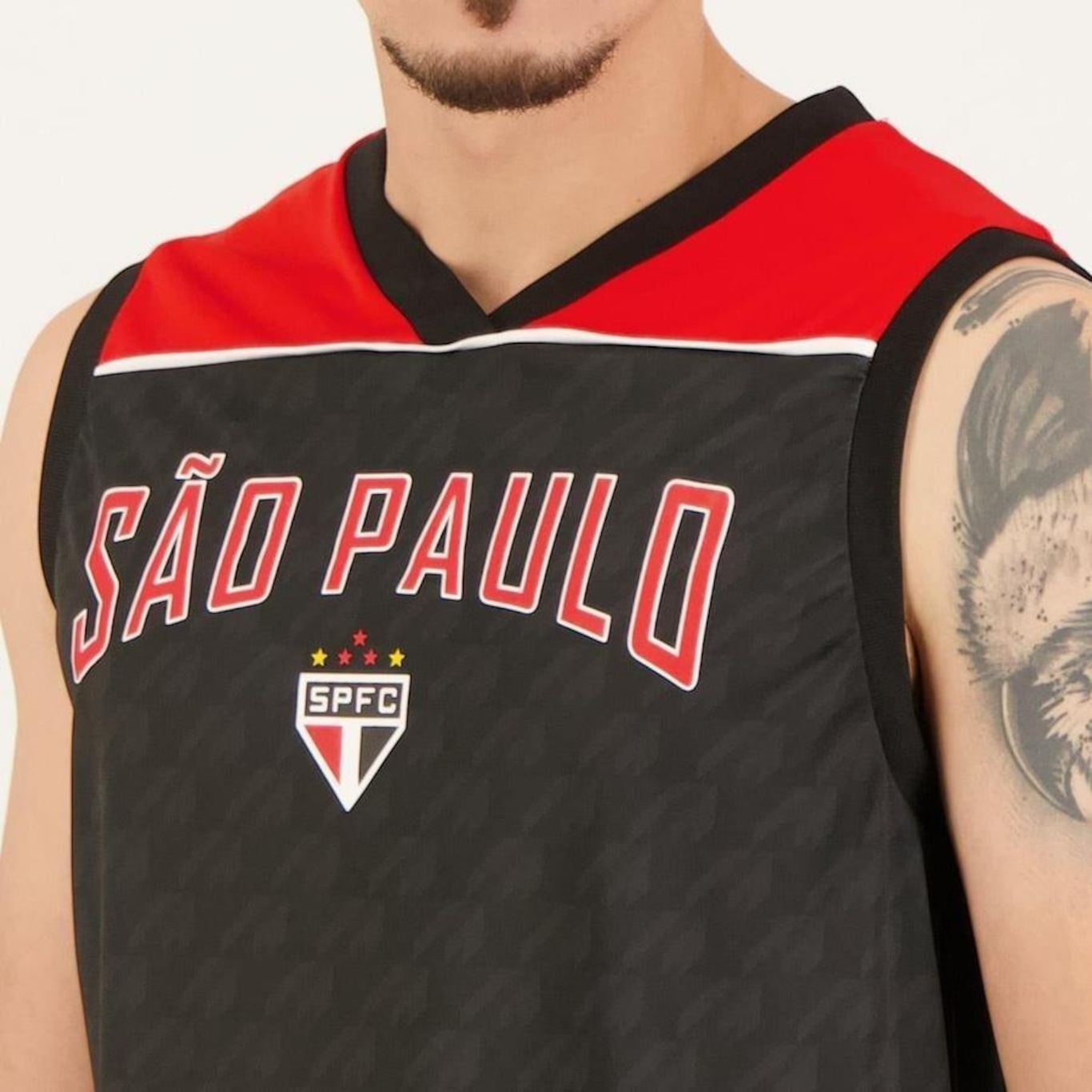 Camiseta Regata do São Paulo Braziline University - Masculina - Foto 1