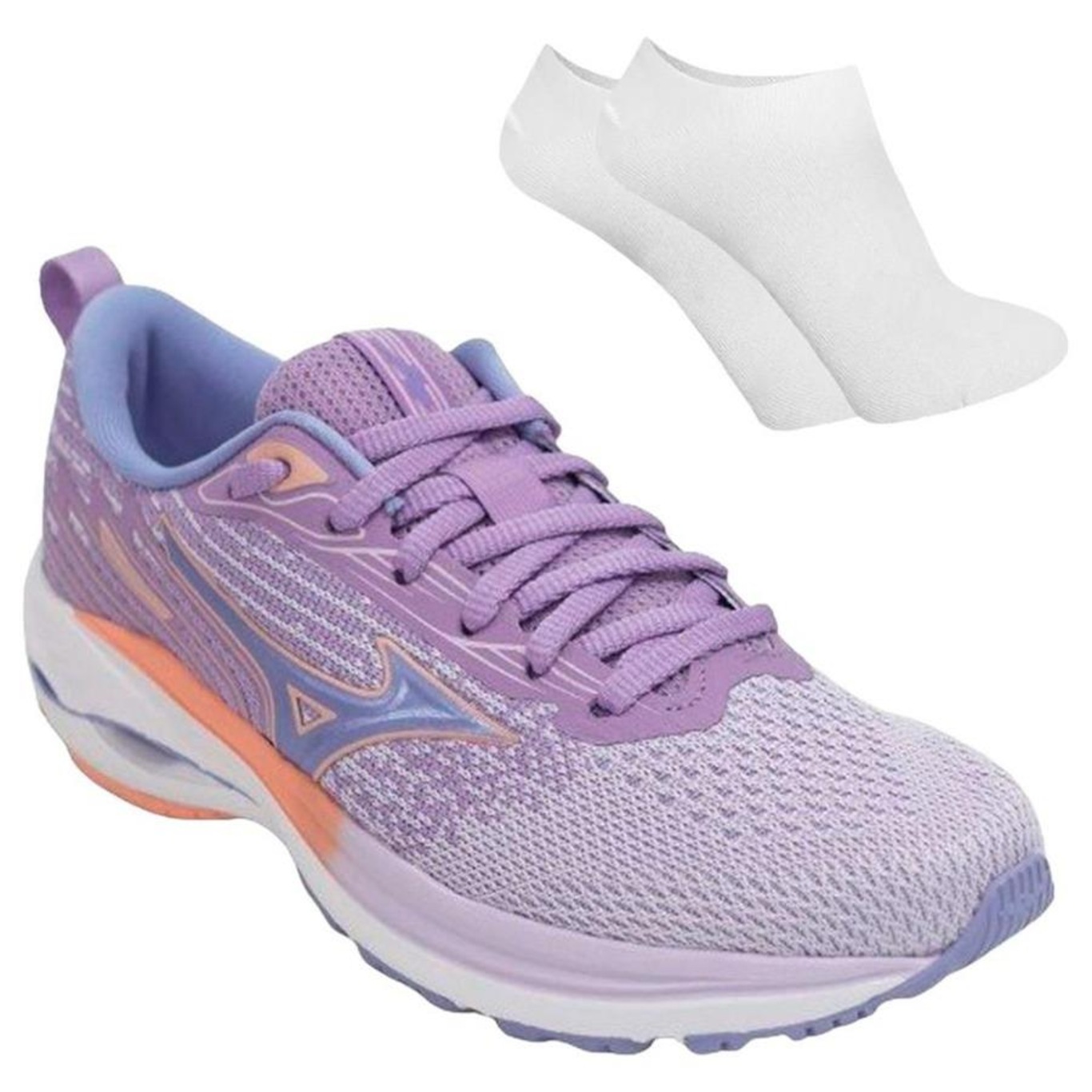 Tênis Mizuno Wave Vitality 5 + Meia - Feminino - Foto 1