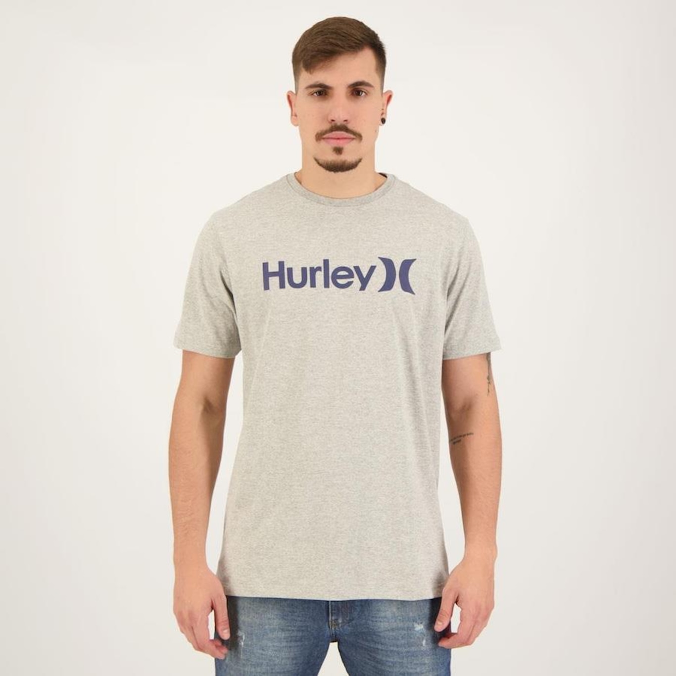 Camiseta Hurley Only Solid - Masculina - Foto 1