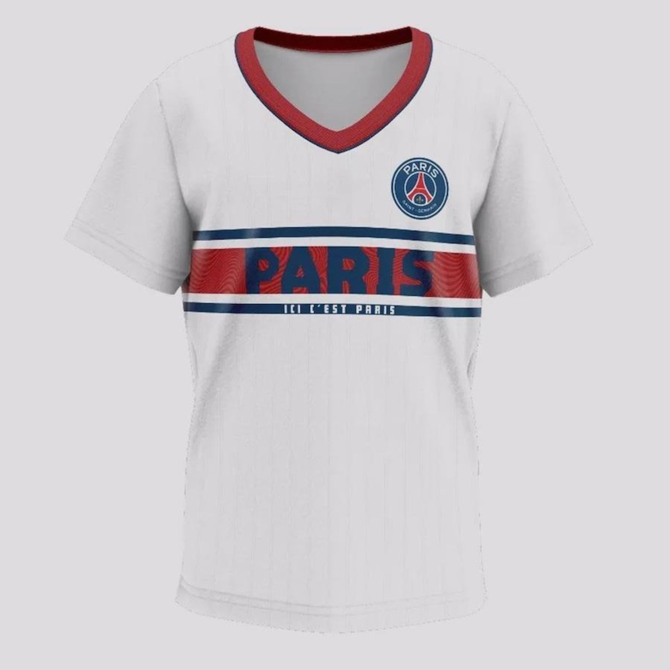 Camiseta Psg Braziline Wit - Infantil - Foto 1