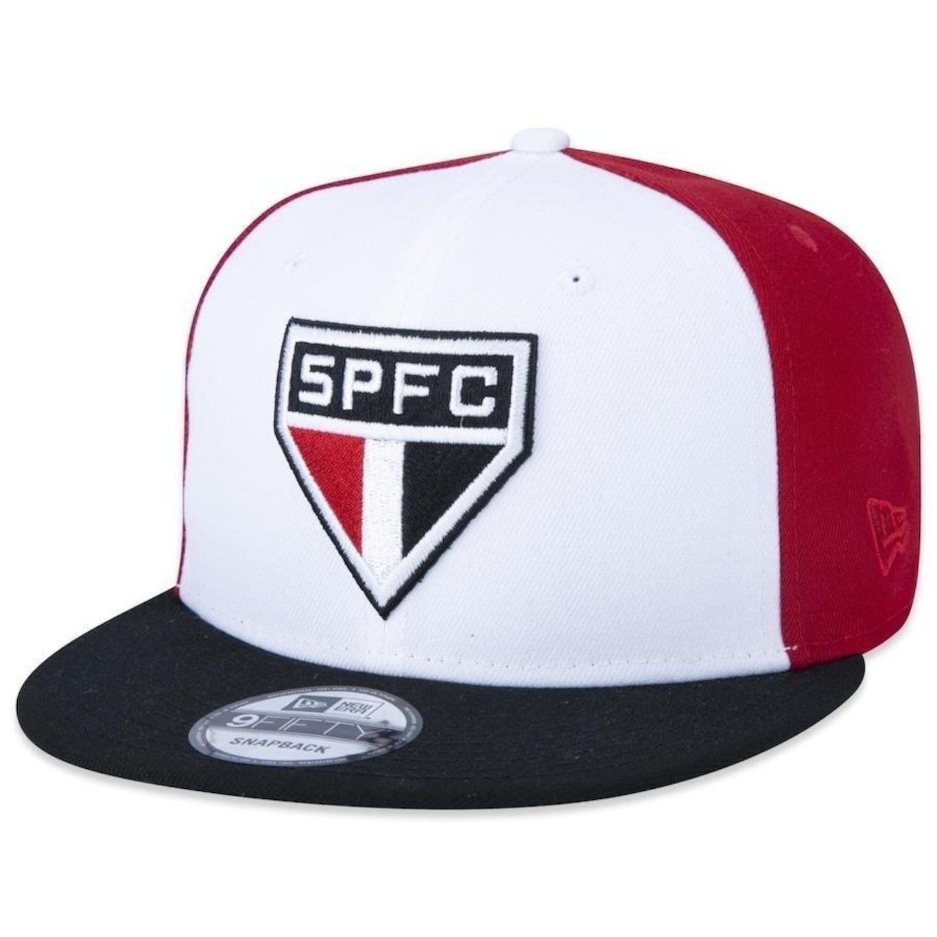 Boné Aba Reta New Era 9Fifty Futebol São Paulo - Snapback - Adulto - Foto 1