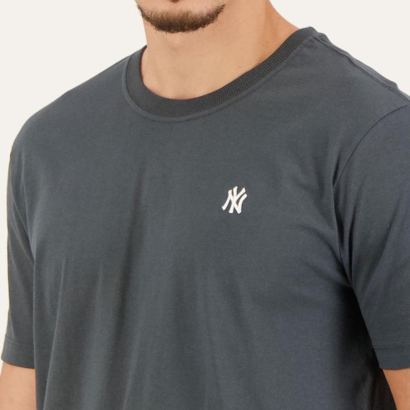 Camiseta New York Yankees New Era MLB Masculina Mini Bordado - Foto 4