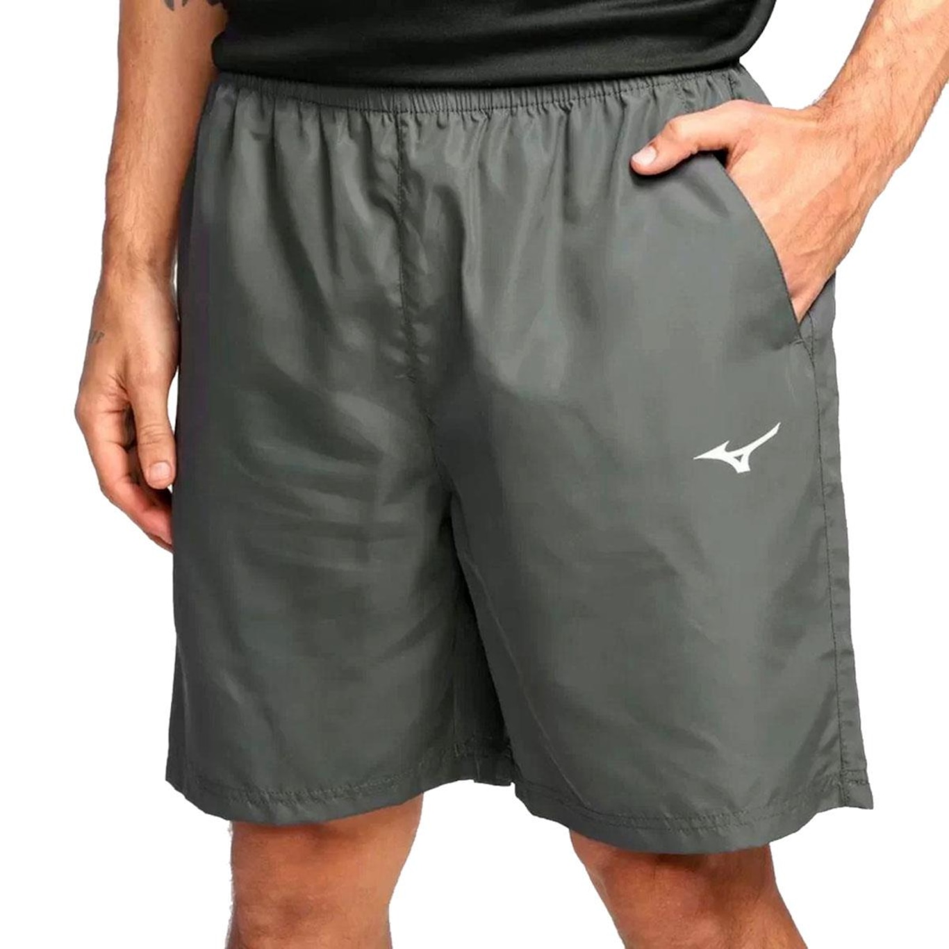 Bermuda Mizuno Big Logo - Masculina - Foto 1