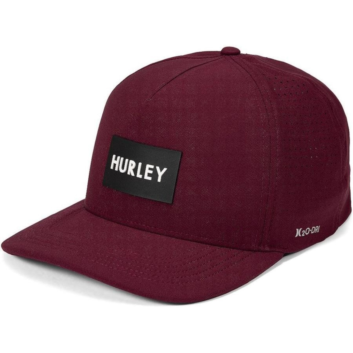 Boné Aba Curva Hurley Plate - Snapback - Adulto - Foto 1