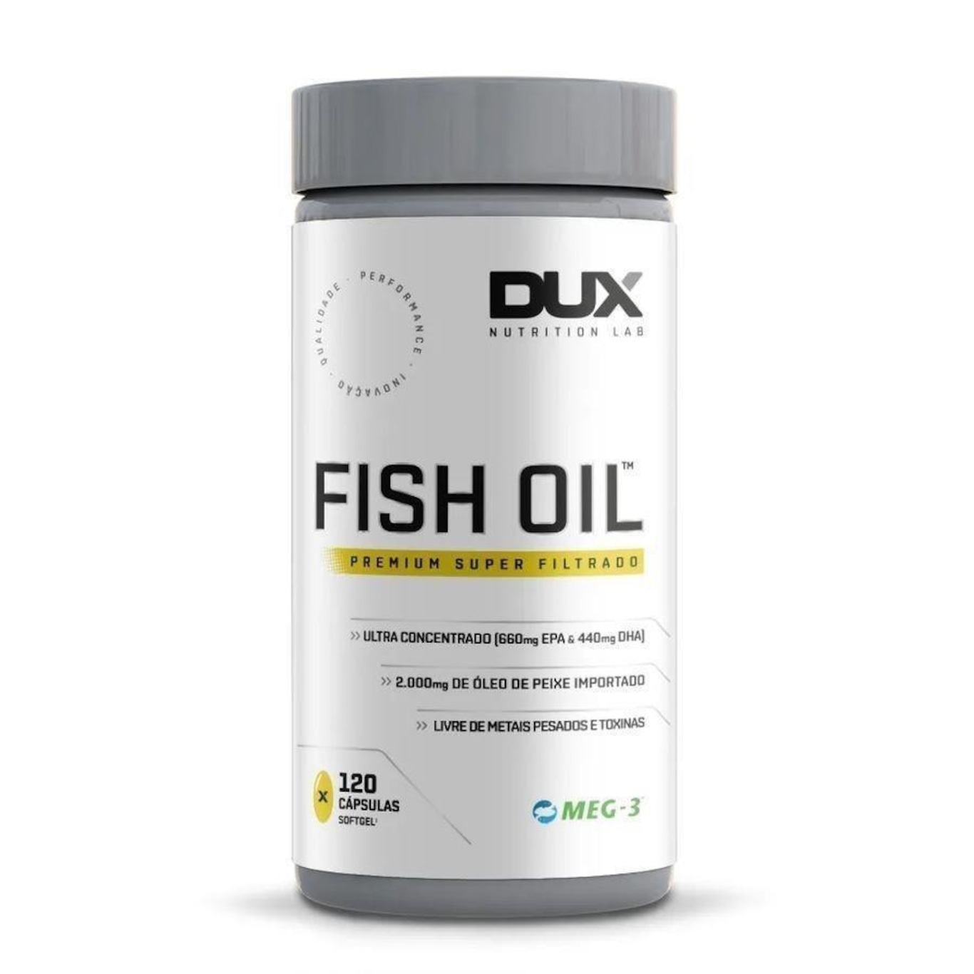 Kit Dux Nutrition: 3x Óleo de Peixe 120 Cáps + Multivitamínico - Foto 1