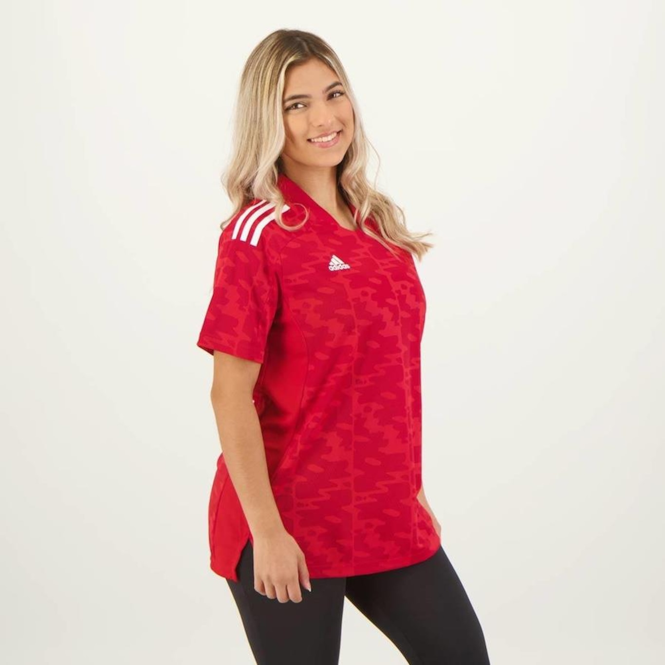 Camiseta adidas Condivo 21 Primeblue - Feminina - Foto 5