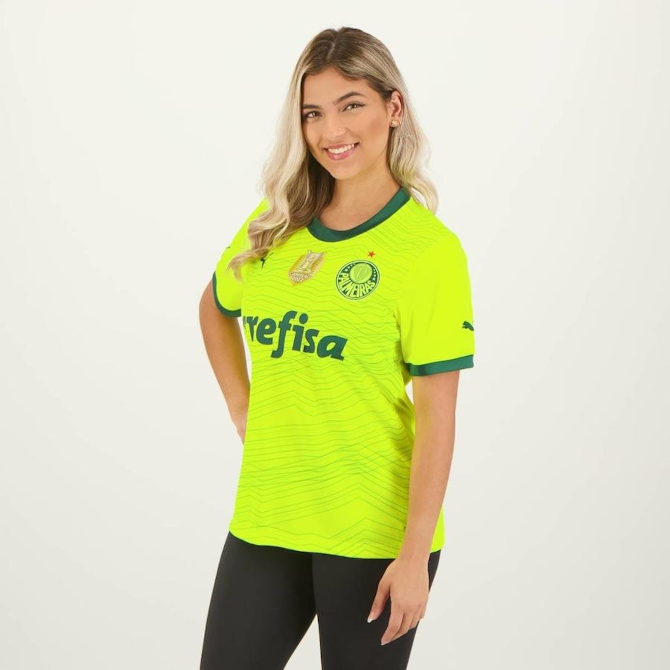 Camisa do Palmeiras III 2023 Puma Campeão Brasileiro - Feminina - Foto 2