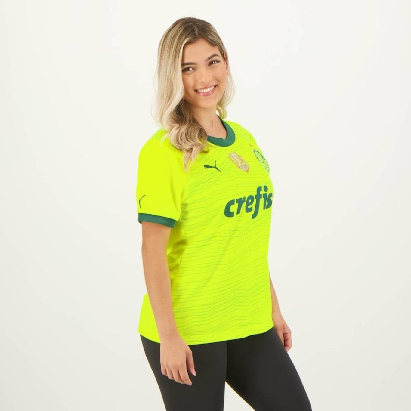 Camisa do Palmeiras III 2023 Puma Campeão Brasileiro - Feminina - Foto 5