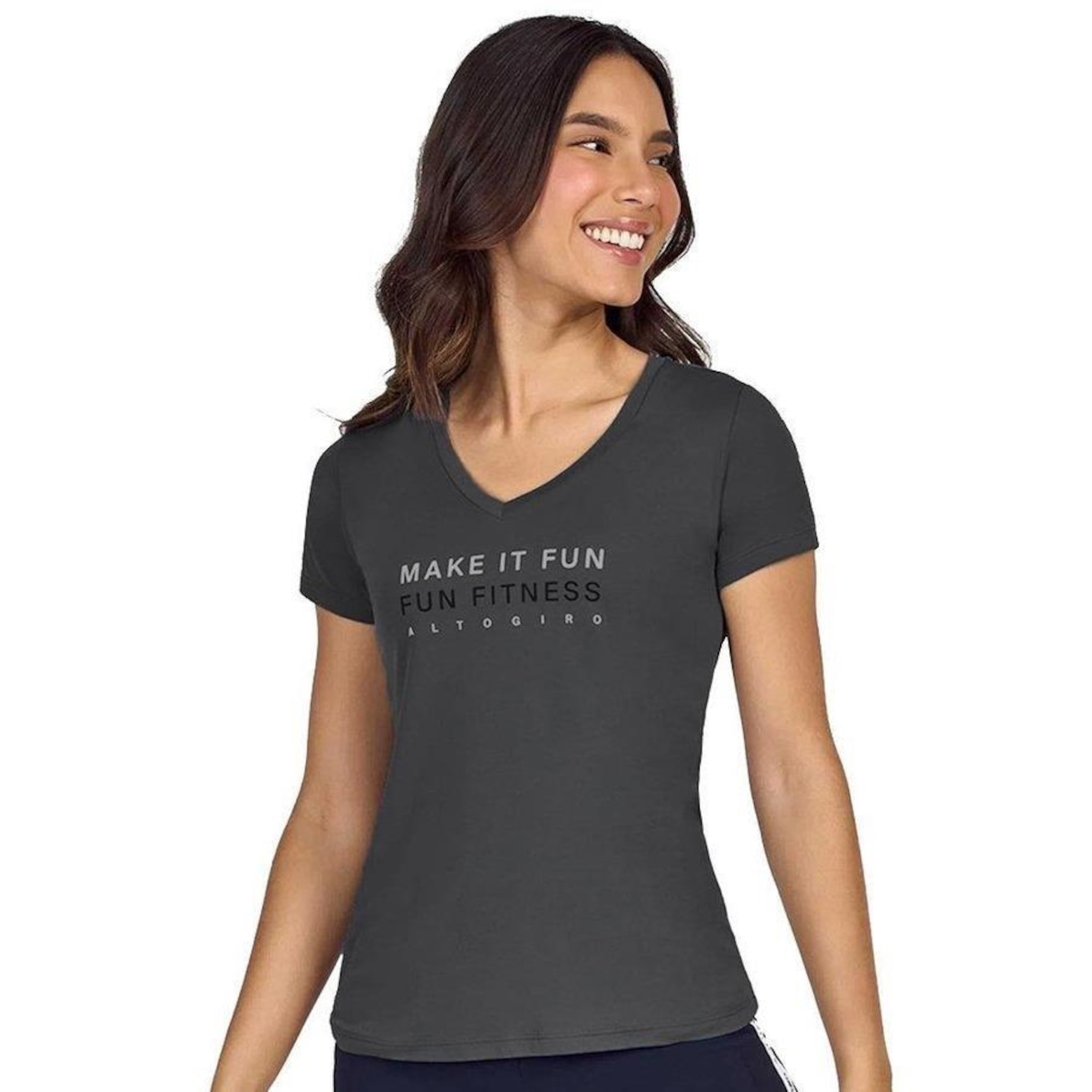 Camiseta Alto Giro Make It Fun - Feminina - Foto 1