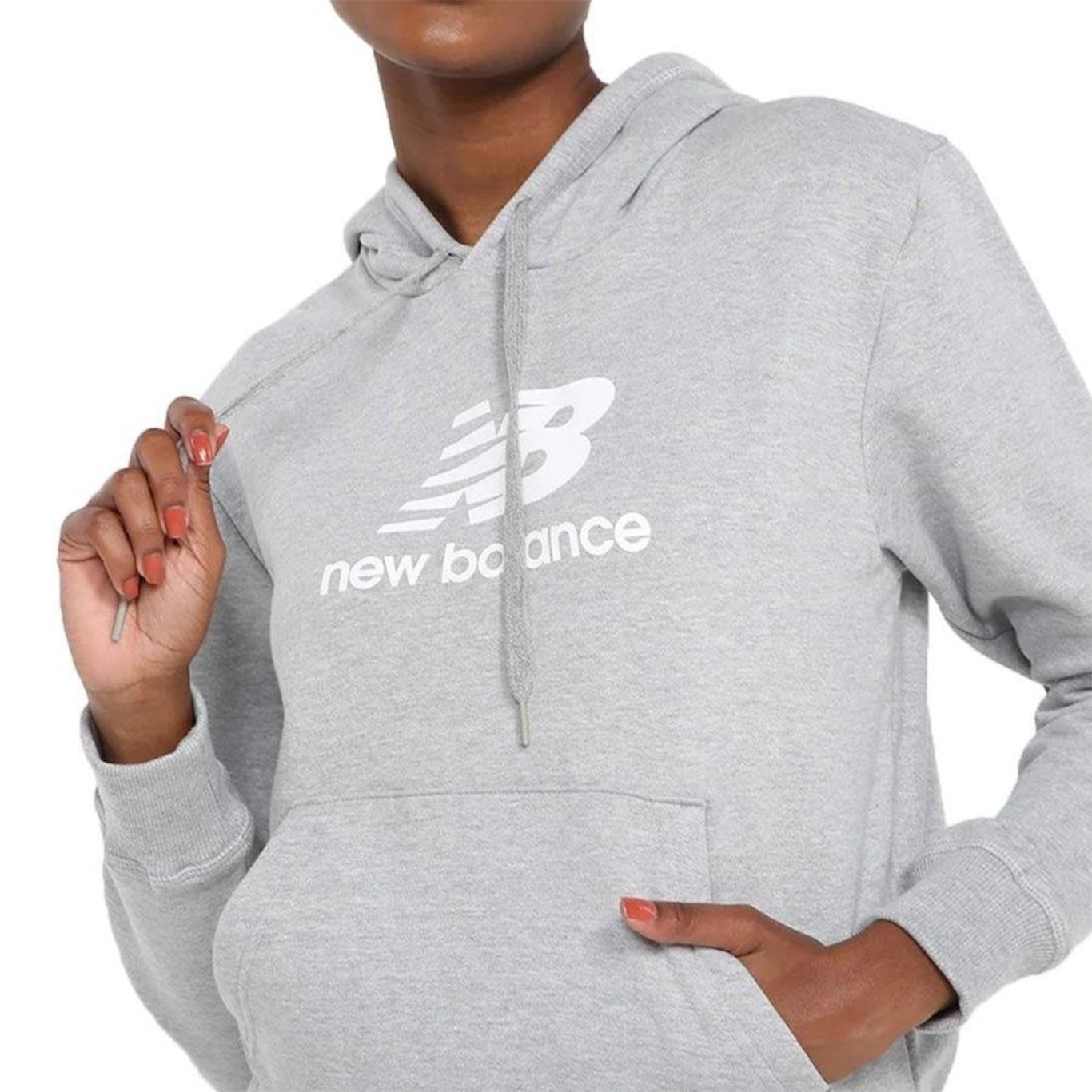 Blusão com Capuz New Balance Essentials Basic - Feminino - Foto 4