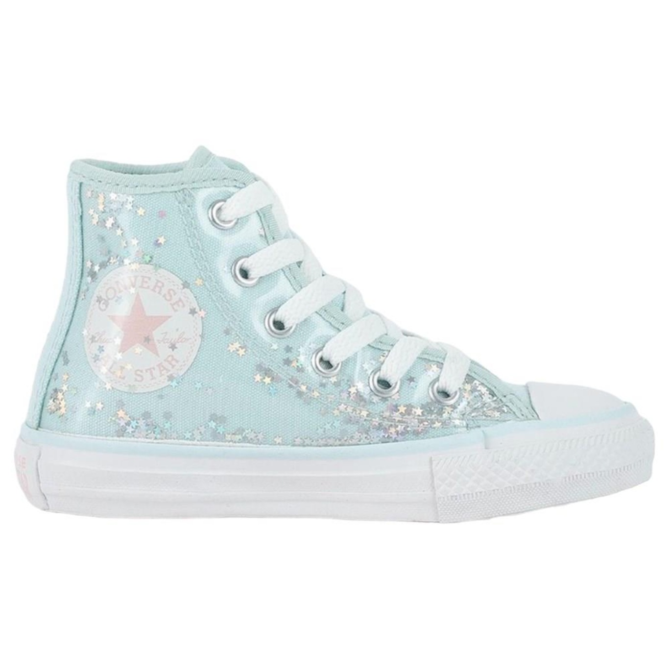 Tenis Converse All Star Chuck Taylor Shine Through Hi Infantil Centauro