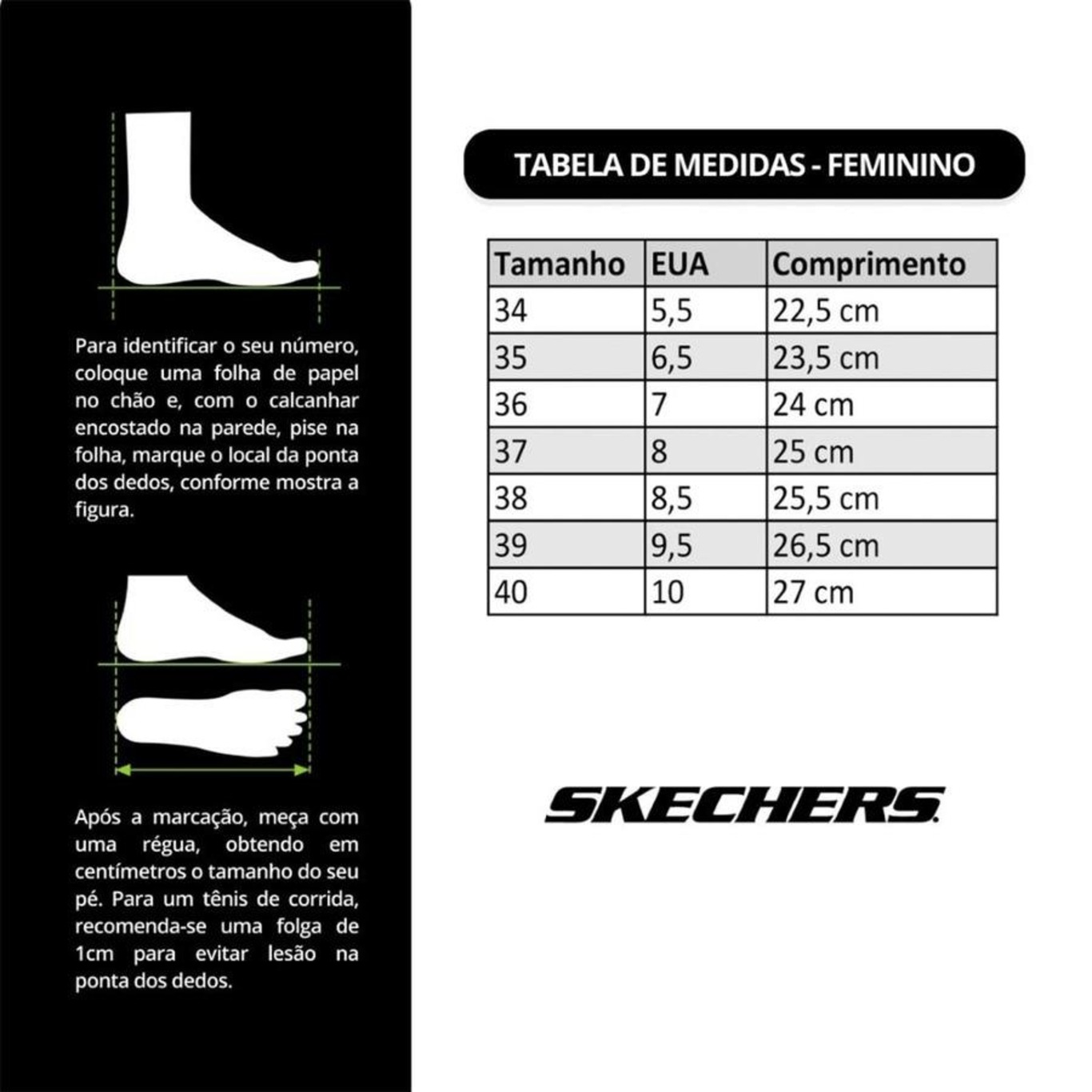 Tenis Skechers Go Walk Joy True Idea 124706br Feminino 34 PRETO