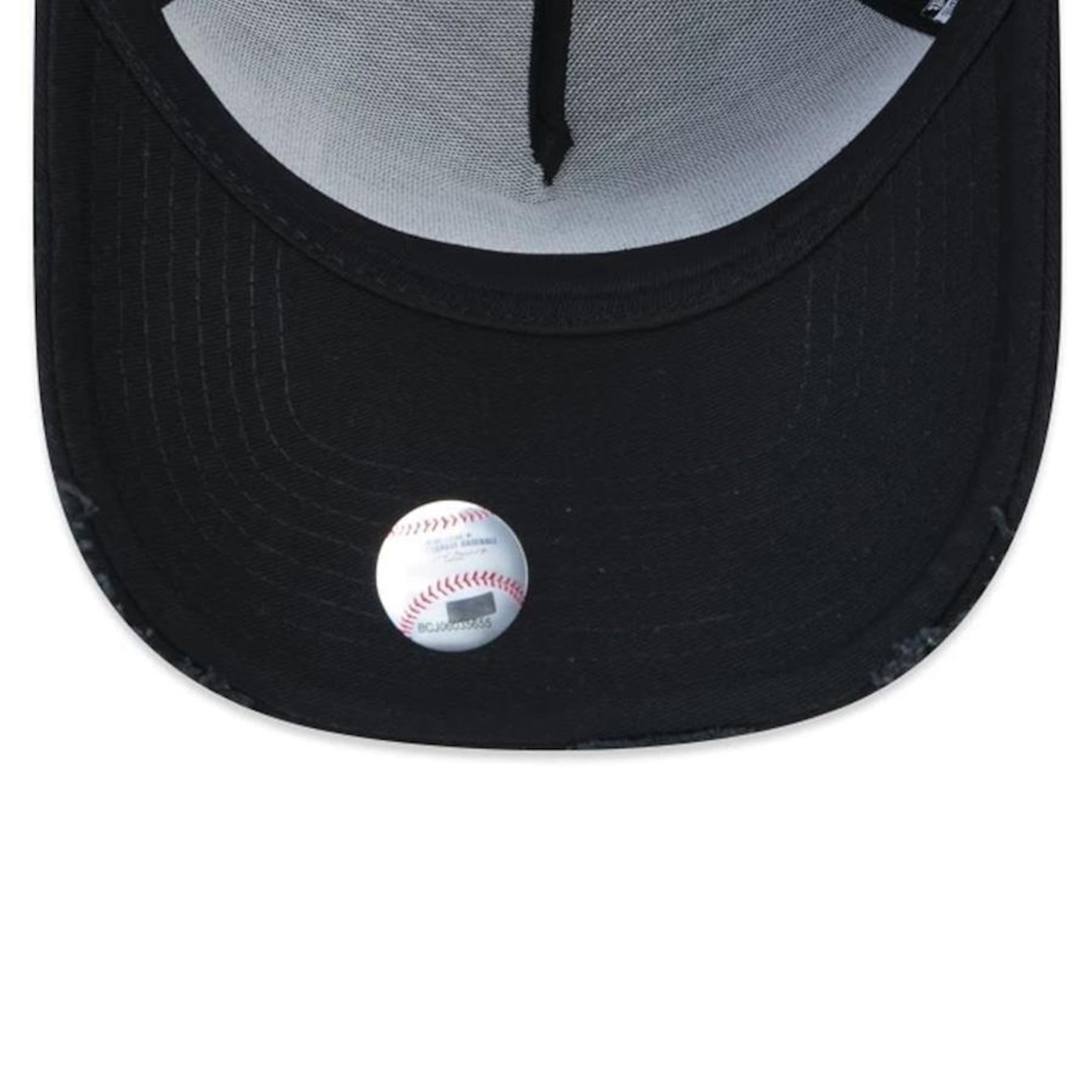 Boné Aba Curva New Era 940 A-Frame New York Yankees Destroyed - Strapback - Adulto - Foto 5