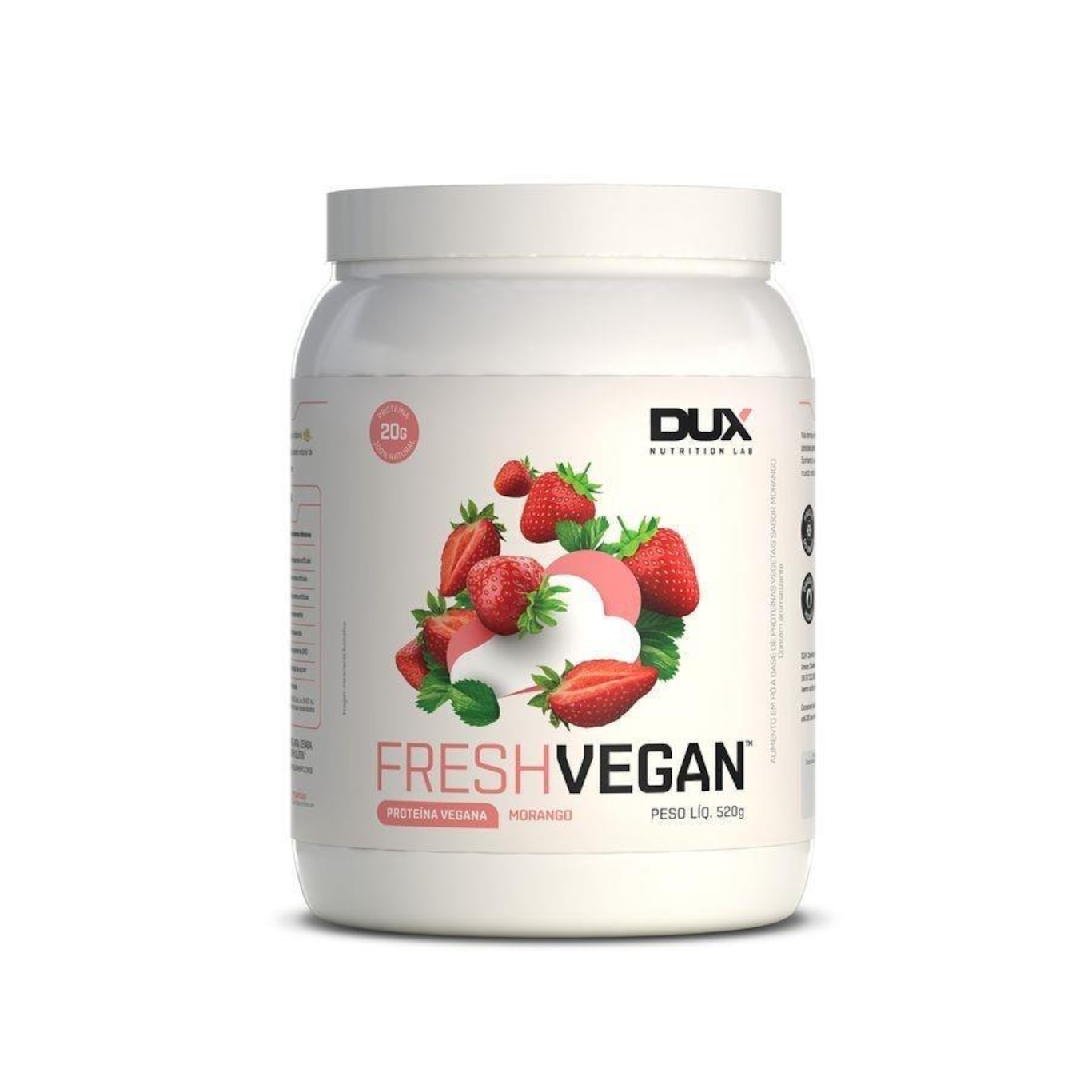 Freshvegan Dux Nutrition Morango - 520G - Foto 4