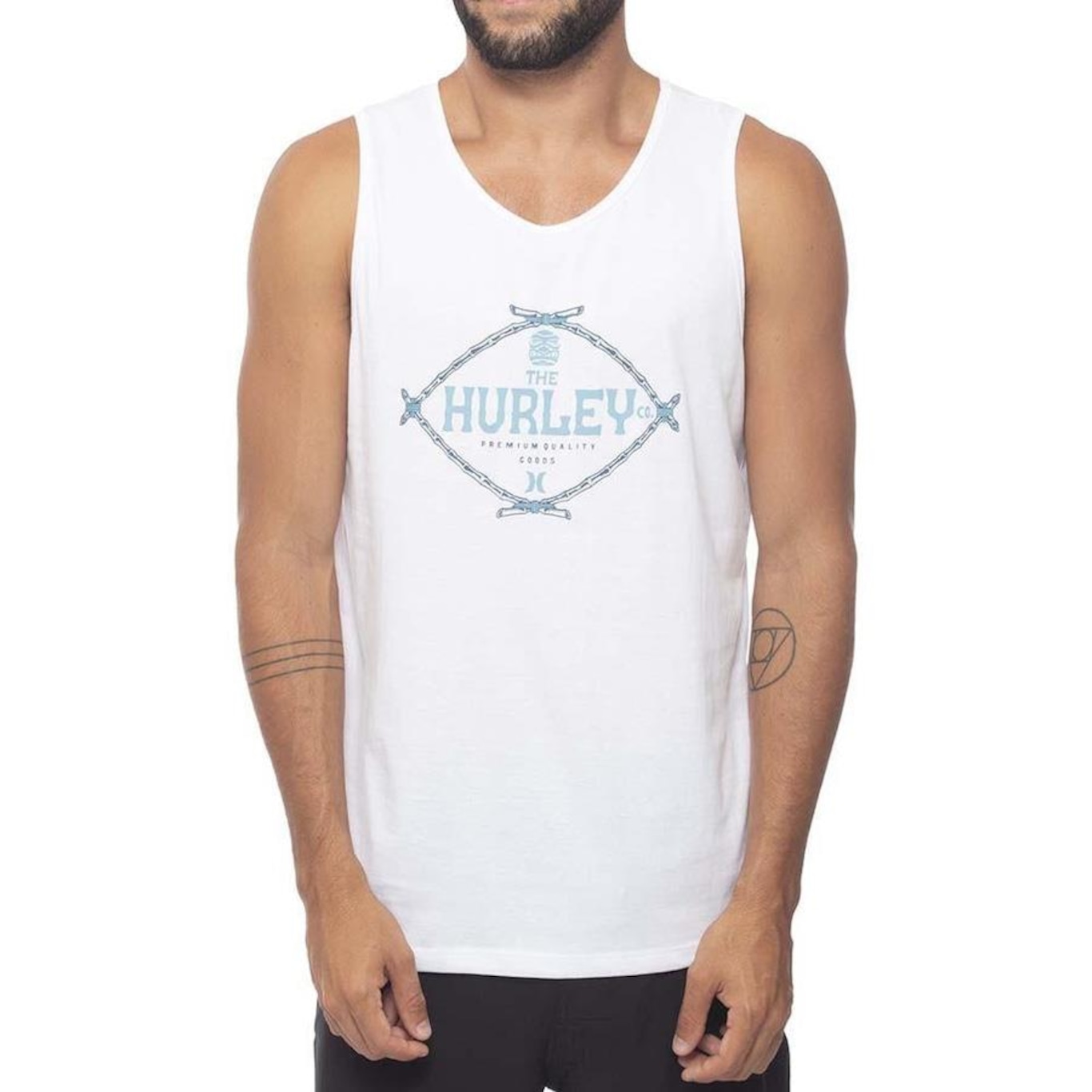 Camiseta Regata Hurley Silk Bamboo - Masculina - Foto 1