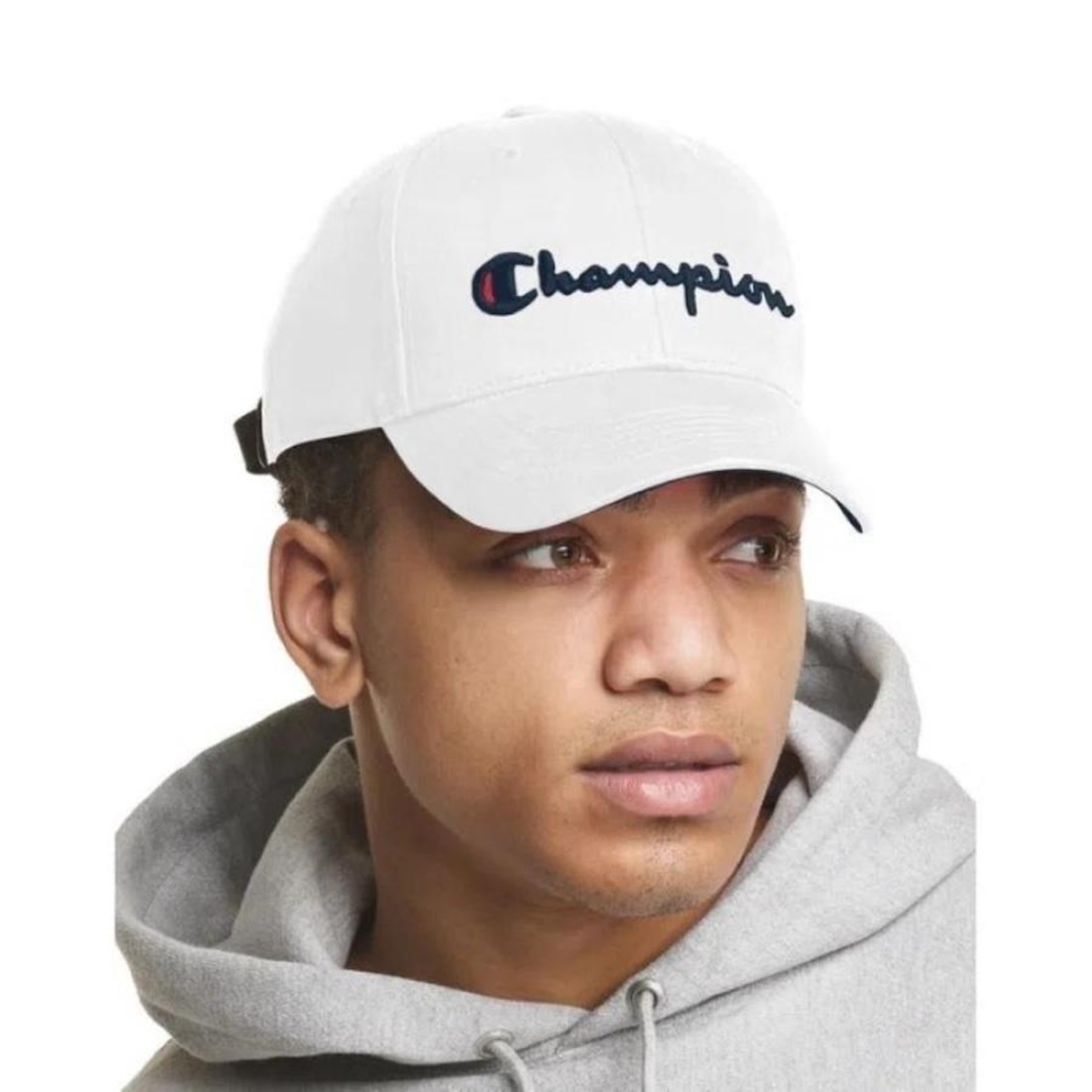 Boné Aba Curva Champion Script - Strapback - Adulto - Foto 1