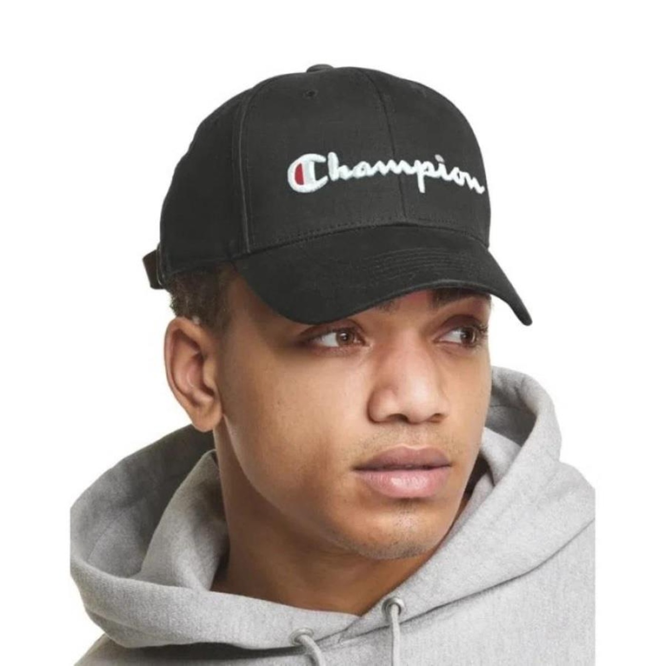 Boné Aba Curva Champion Script - Strapback - Adulto - Foto 1