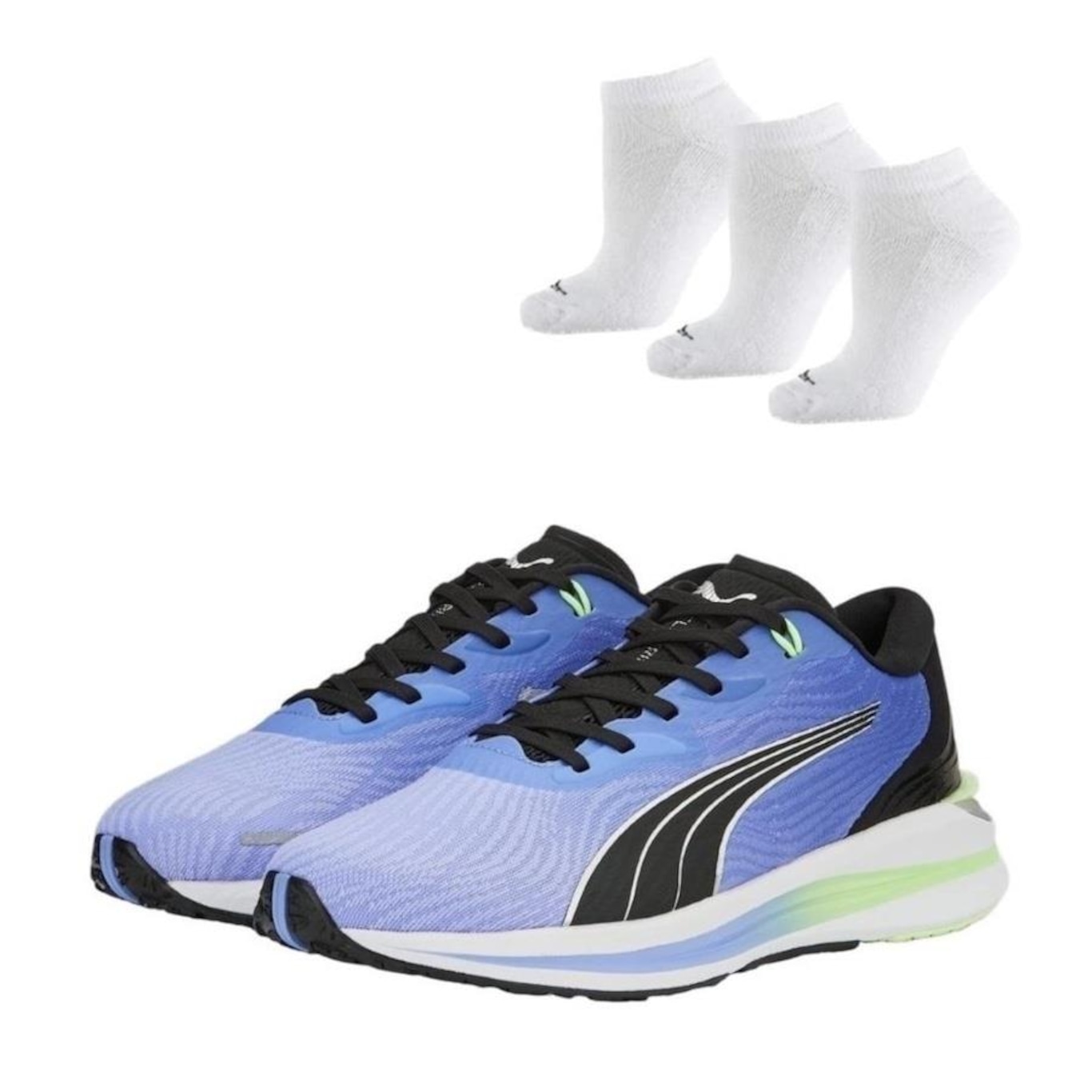 Tênis Puma Electrify Nitro 2 + 3 Pares de Meias - Feminino - Foto 1