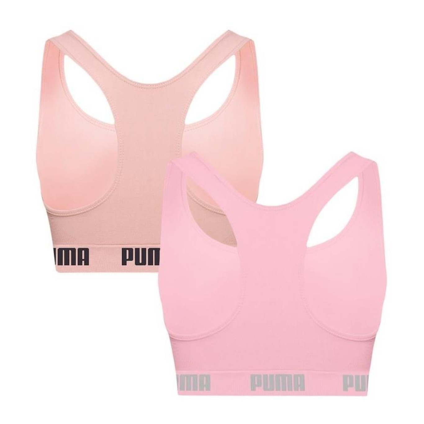 Kit Tops Fitness sem Bojo Puma Nadador sem Costura - 2 Unidades - Feminino - Foto 2