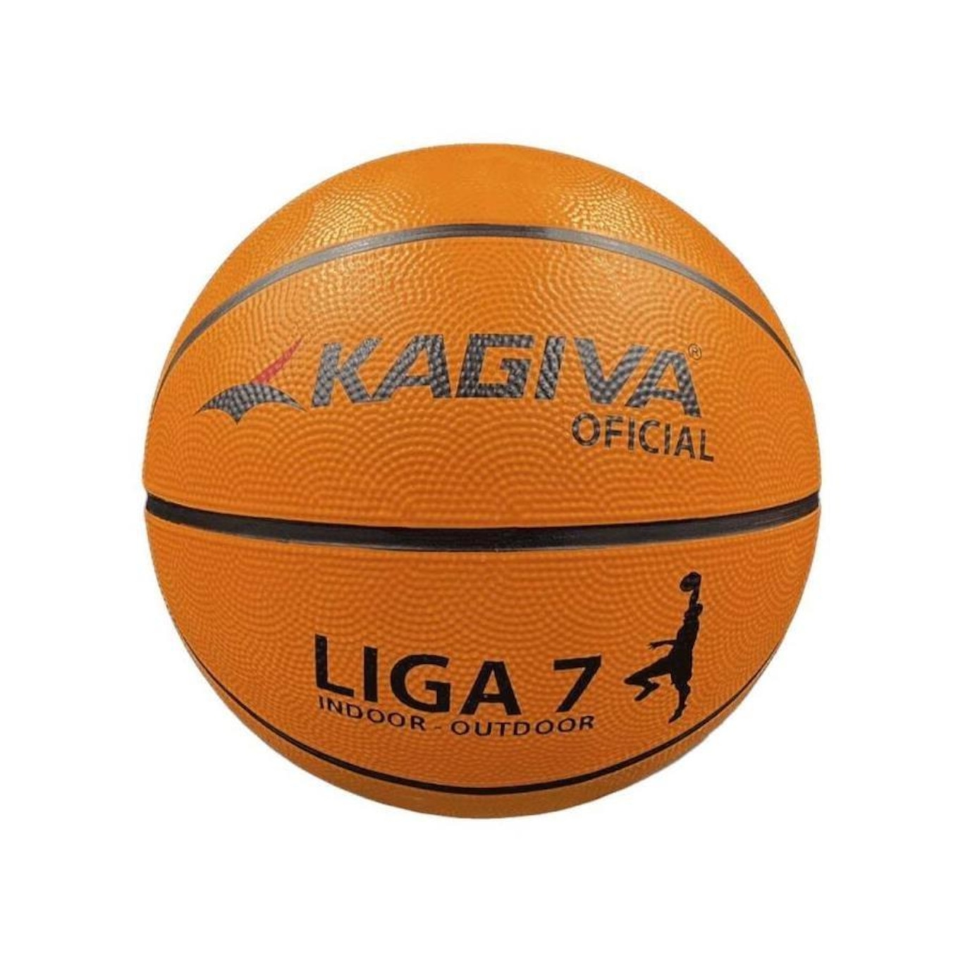 Bola de Basquete Kagiva Oficial Borracha - Foto 1