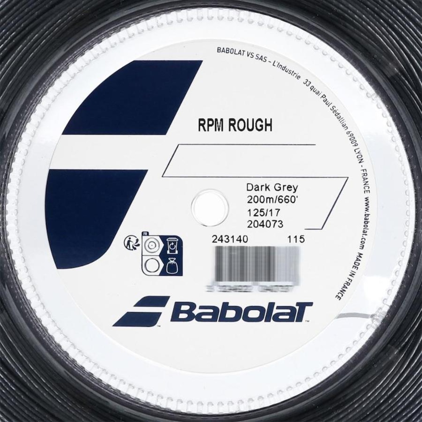 Corda Babolat Rpm Rough 17L 1.25mm - 200m - Foto 2